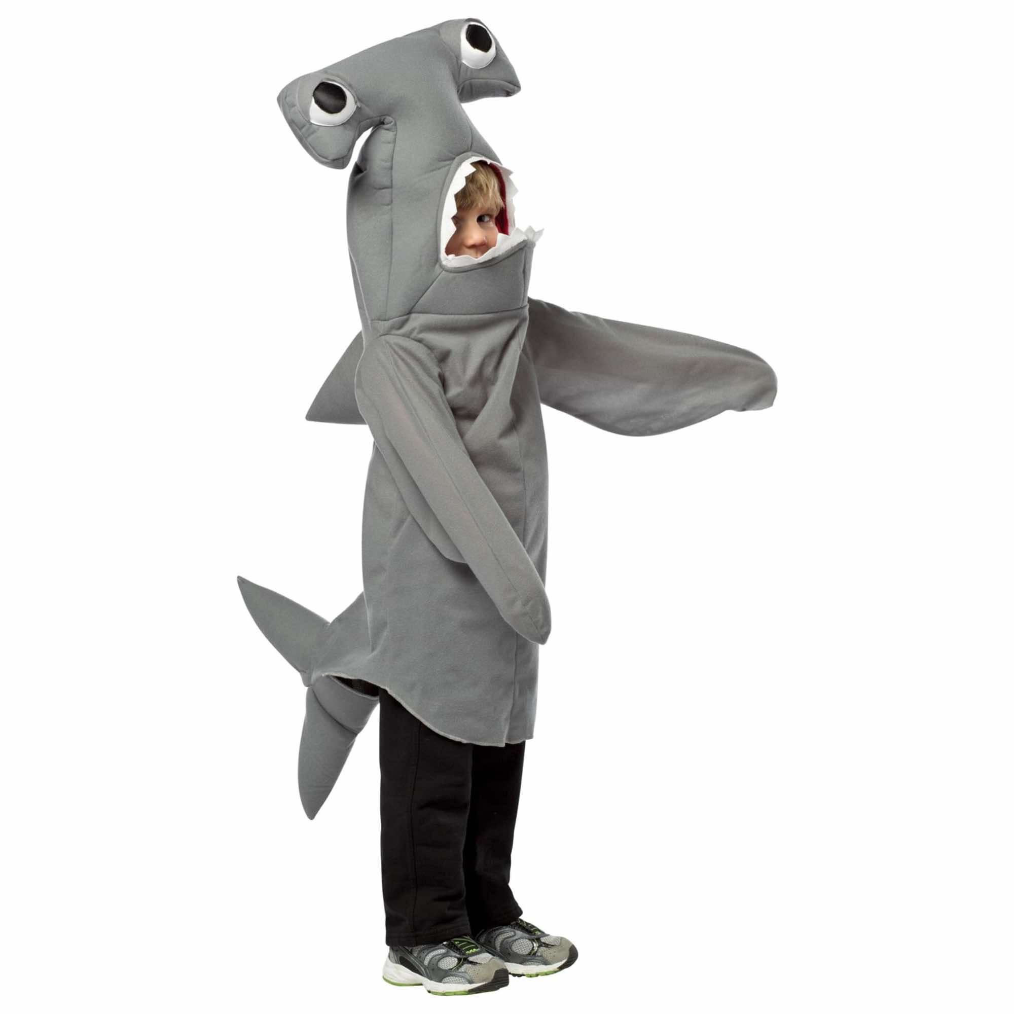Hammerhead Shark Ocean Sea Animal Big Fish Unisex Toddler Boys Girl Costume 3-4T