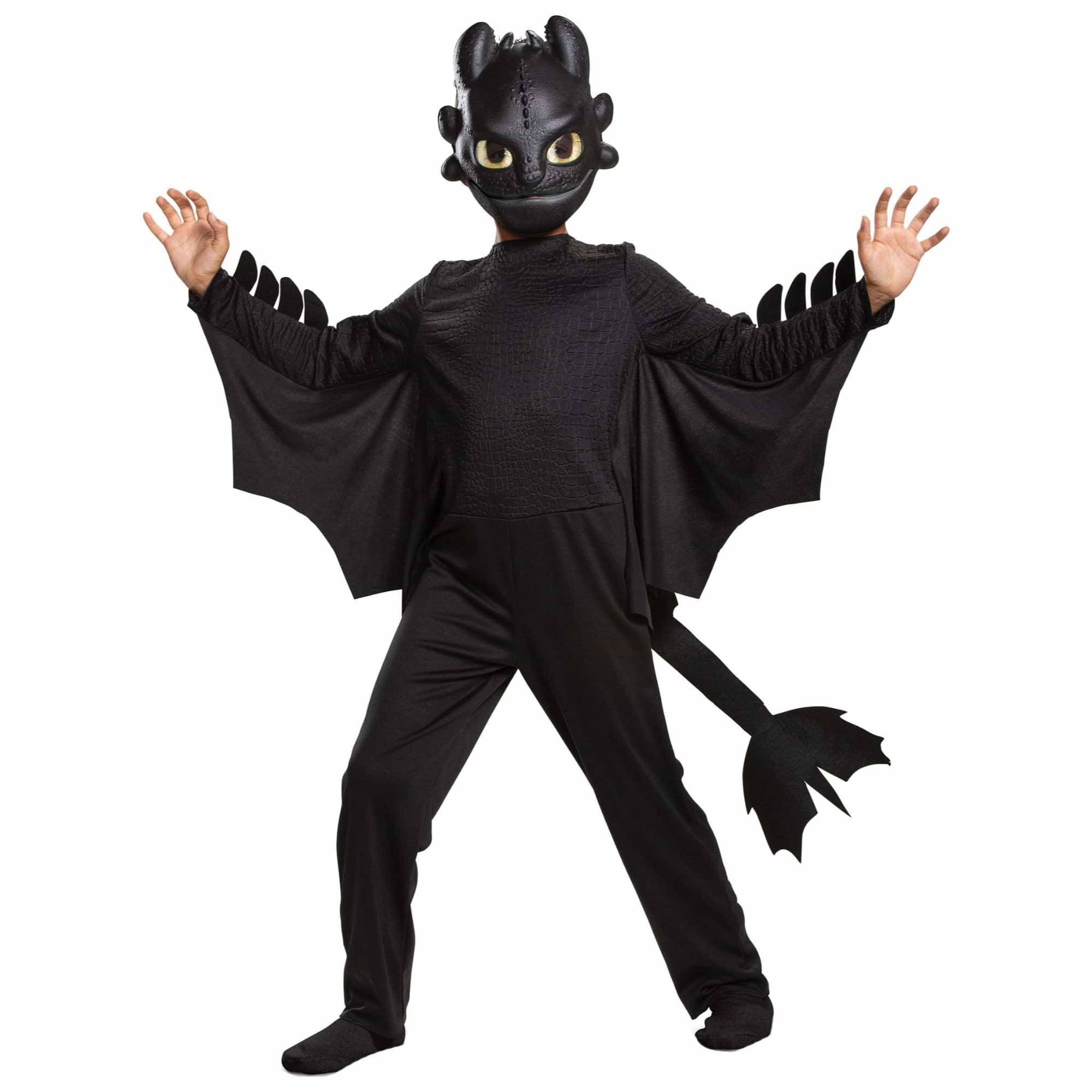 Toothless Classic How To Train Your Dragon Movie Toddler Boys Costume 3T-4T
