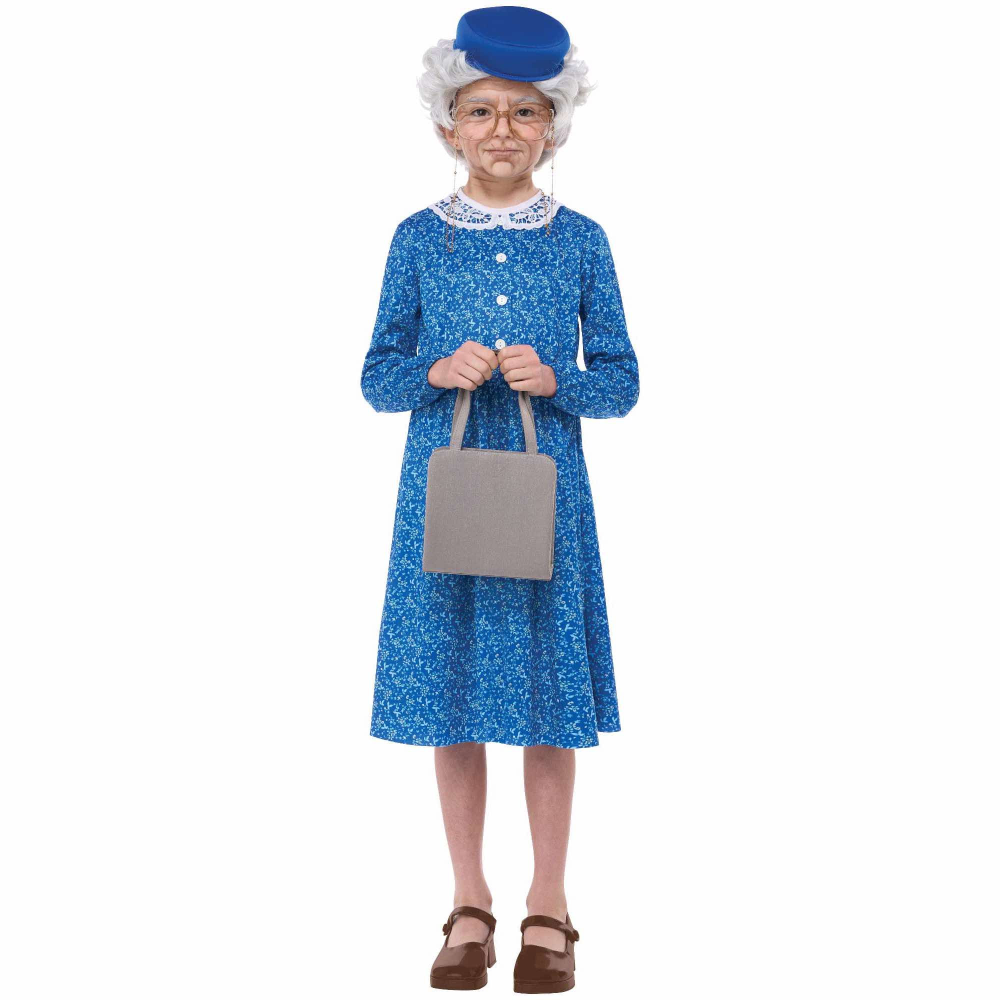 100 And Still Golden Old Lady Granny Grandma Days School Child Girls Costume