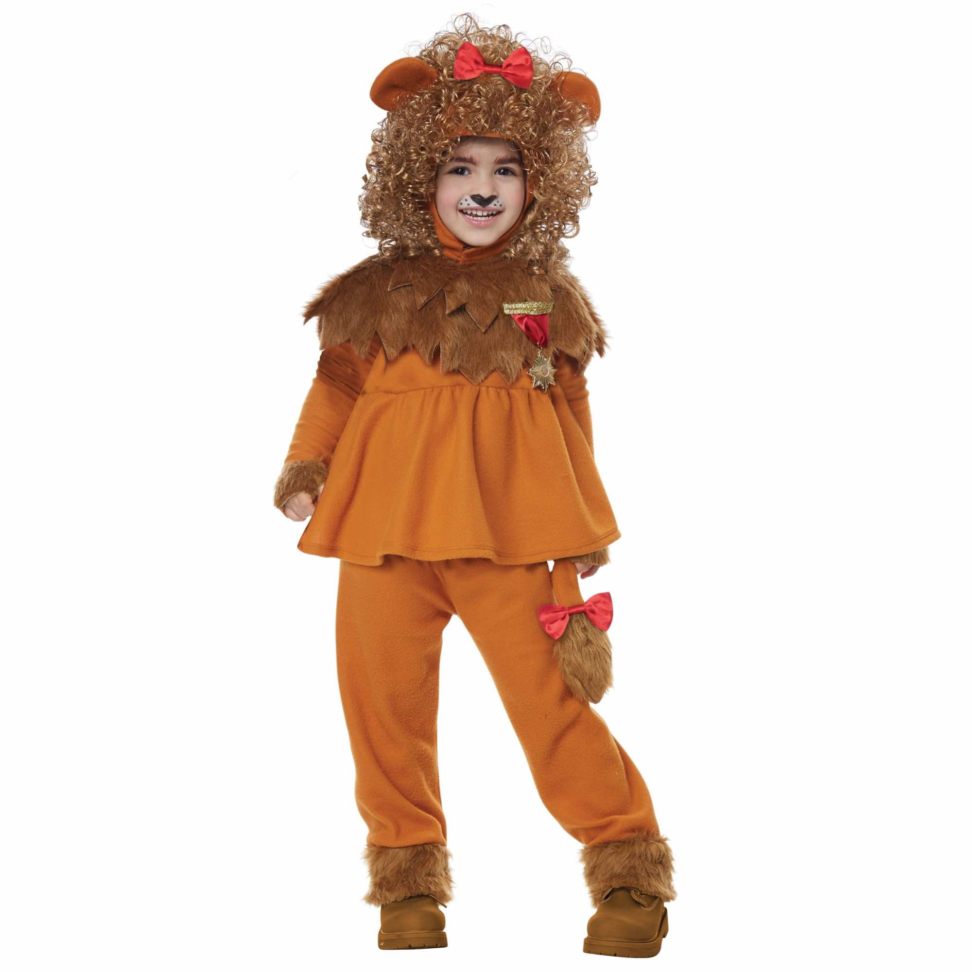 Courageous The Cowardly Lion of Oz Fairytale Book Week Toddler Girls Costume