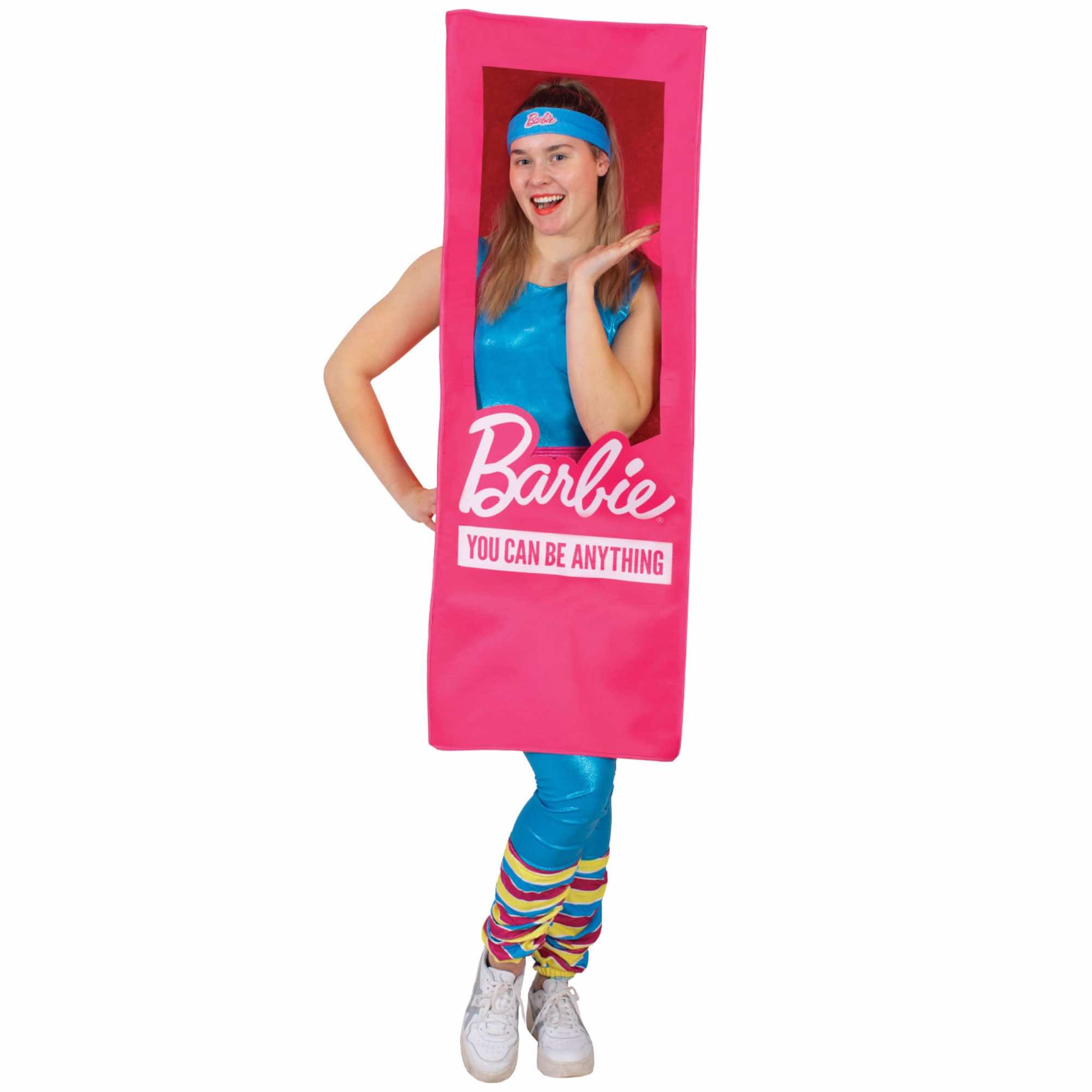 Barbie Lifesize Doll Box Pink Movie Cartoon Toys Funny Adult Womens Costume