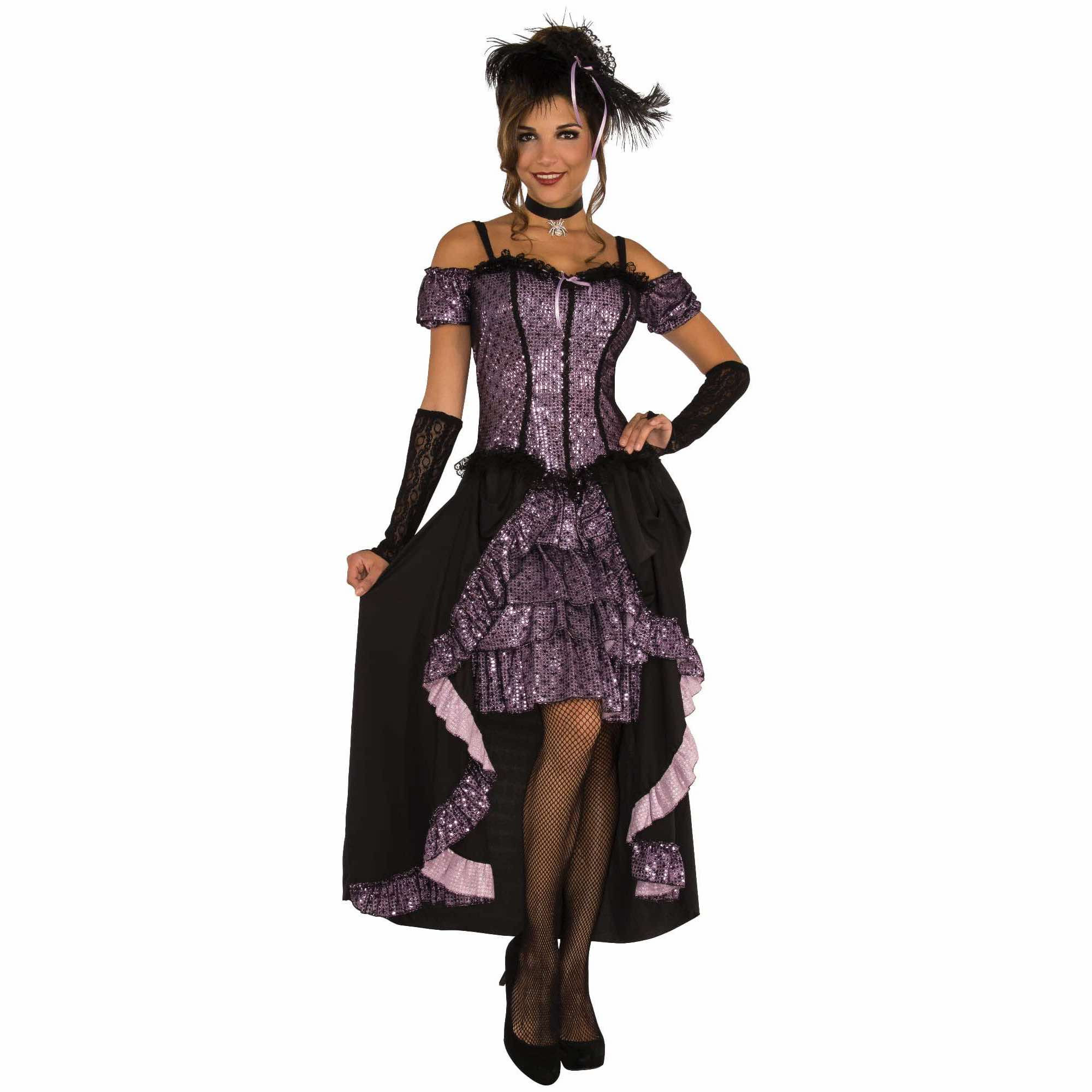 Dance Hall Mistress Western Saloon Girl Dancer Adult Womens Costume STD