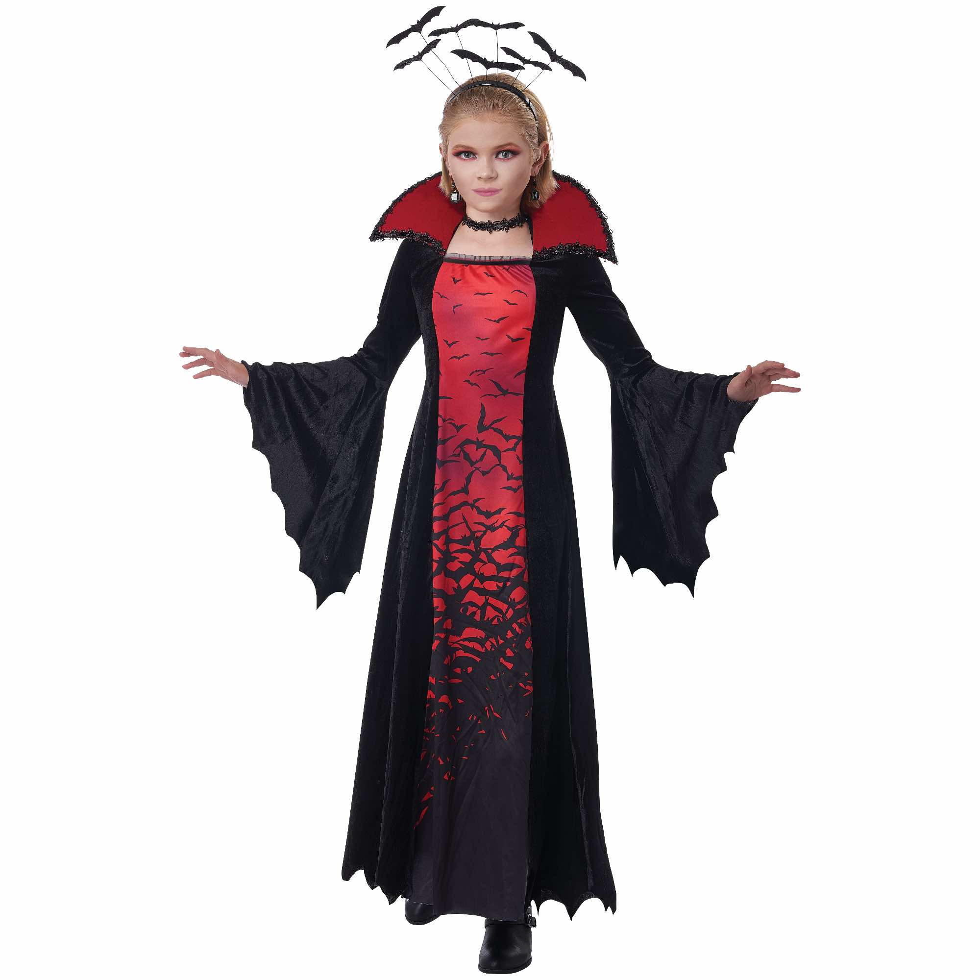Midnight Flight Vampire Vampiress Bat Horror Halloween Child Girls Costume