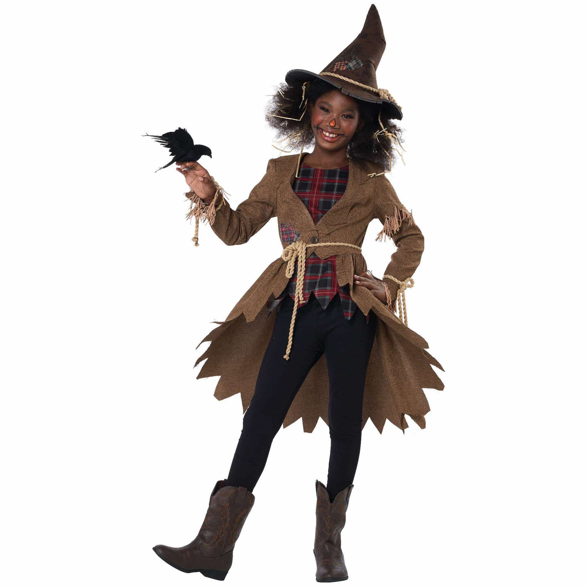 Hay Grrl Scarecrow Horror Wizard of Oz Story Book Week Child Girls Costume