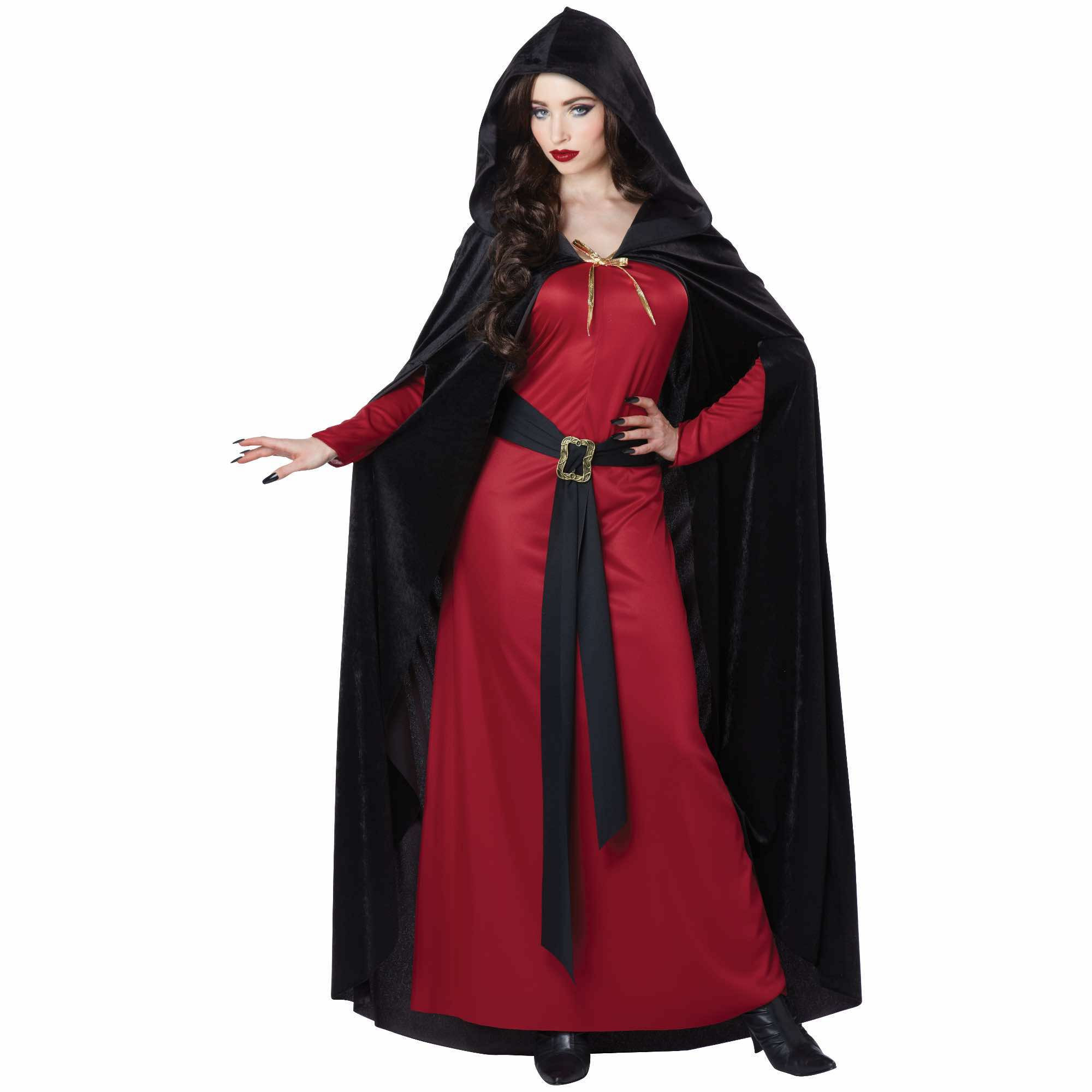 Dark Fairytale Sorceress Witch Medieval Halloween Adult Womens Costume