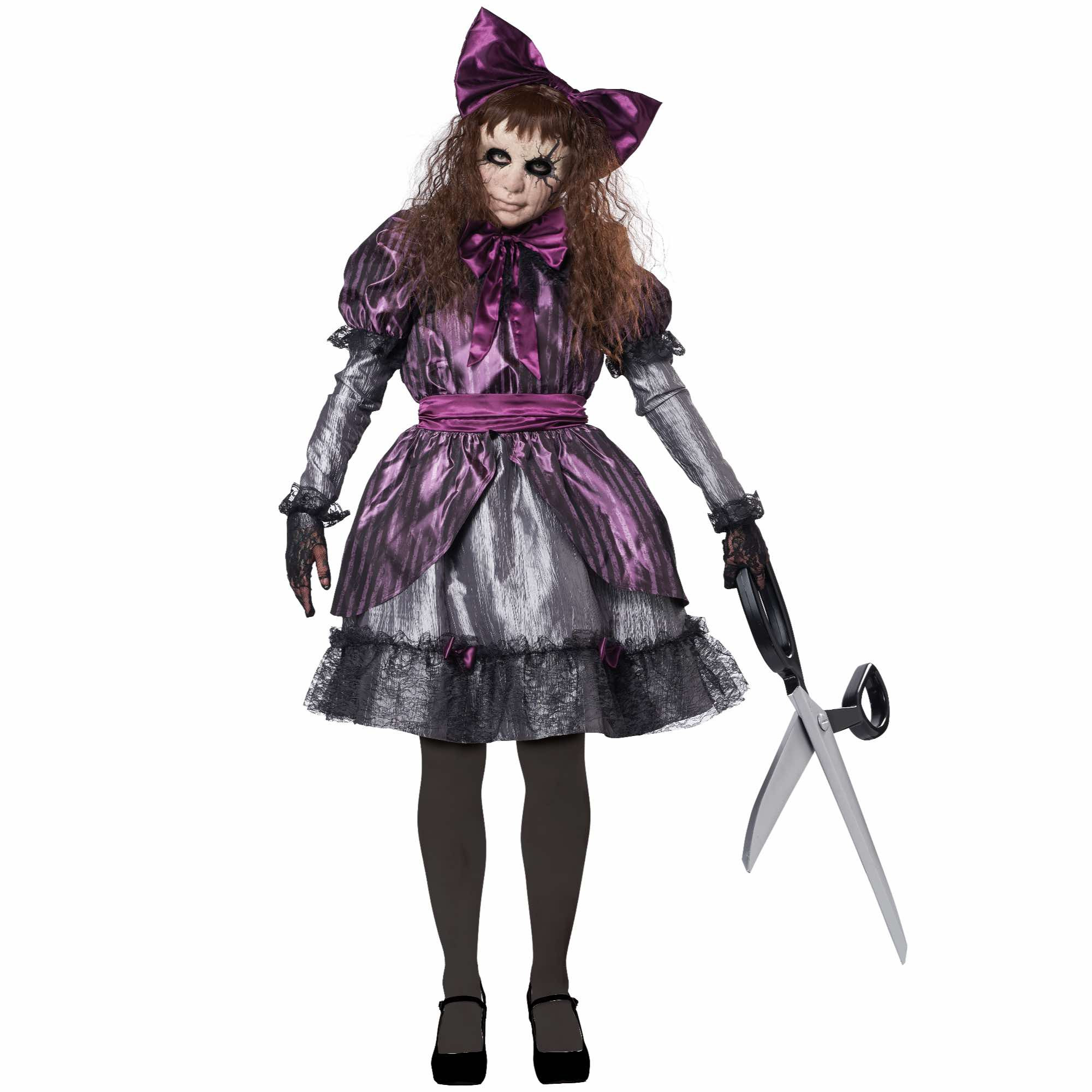 Doll Of The Damned Ghost Ragdoll Creepy Horror Halloween Adult Womens Costume