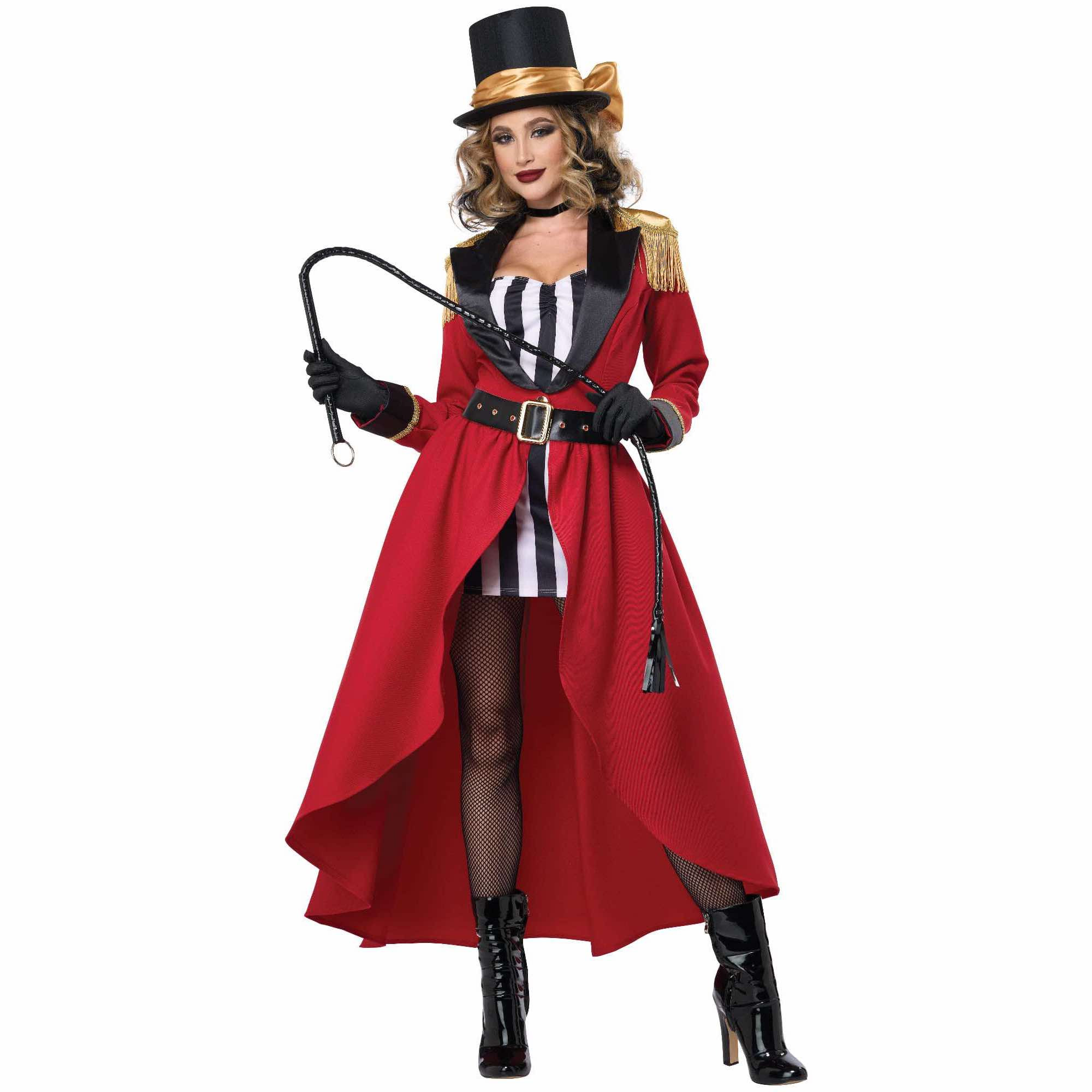 Ravishing Ring Master Mistress Ringmaster Circus Lion Tamer Womens Costume
