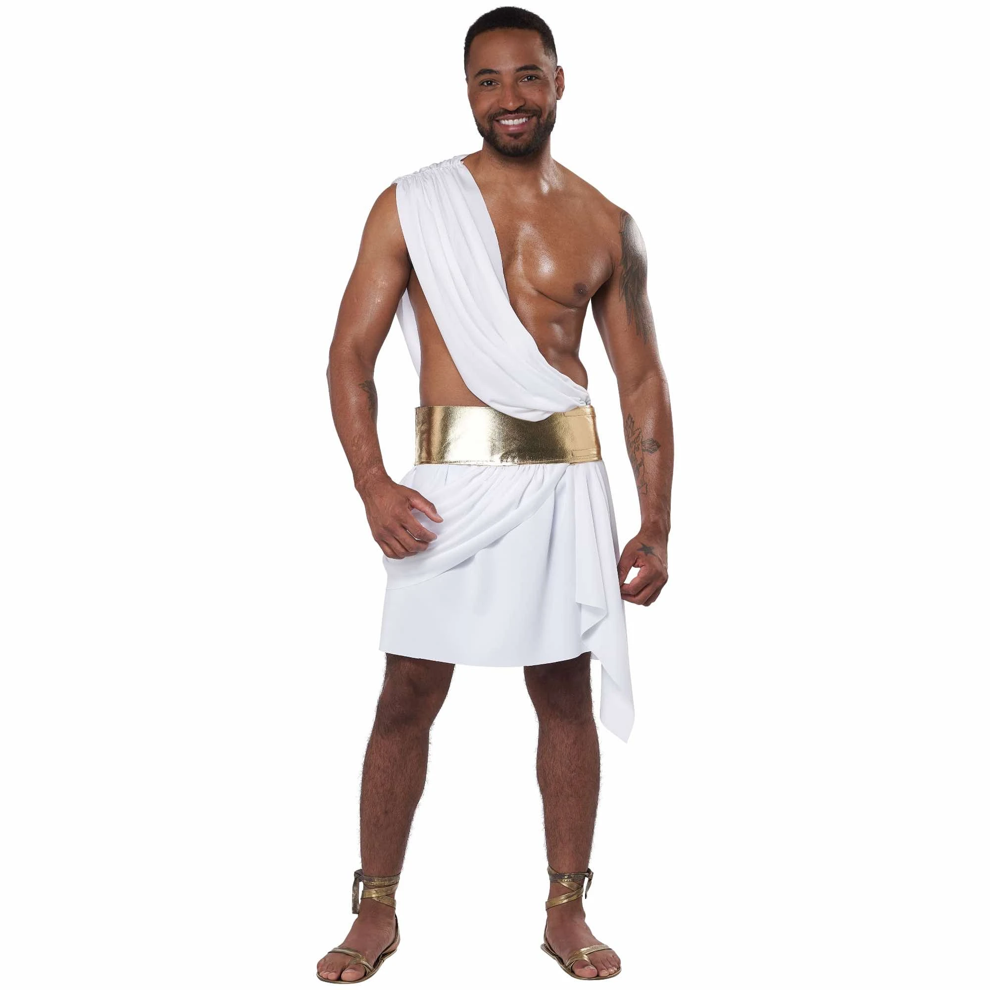 Toga God Greek Egyptian Pharaoh Adult Mens Costume