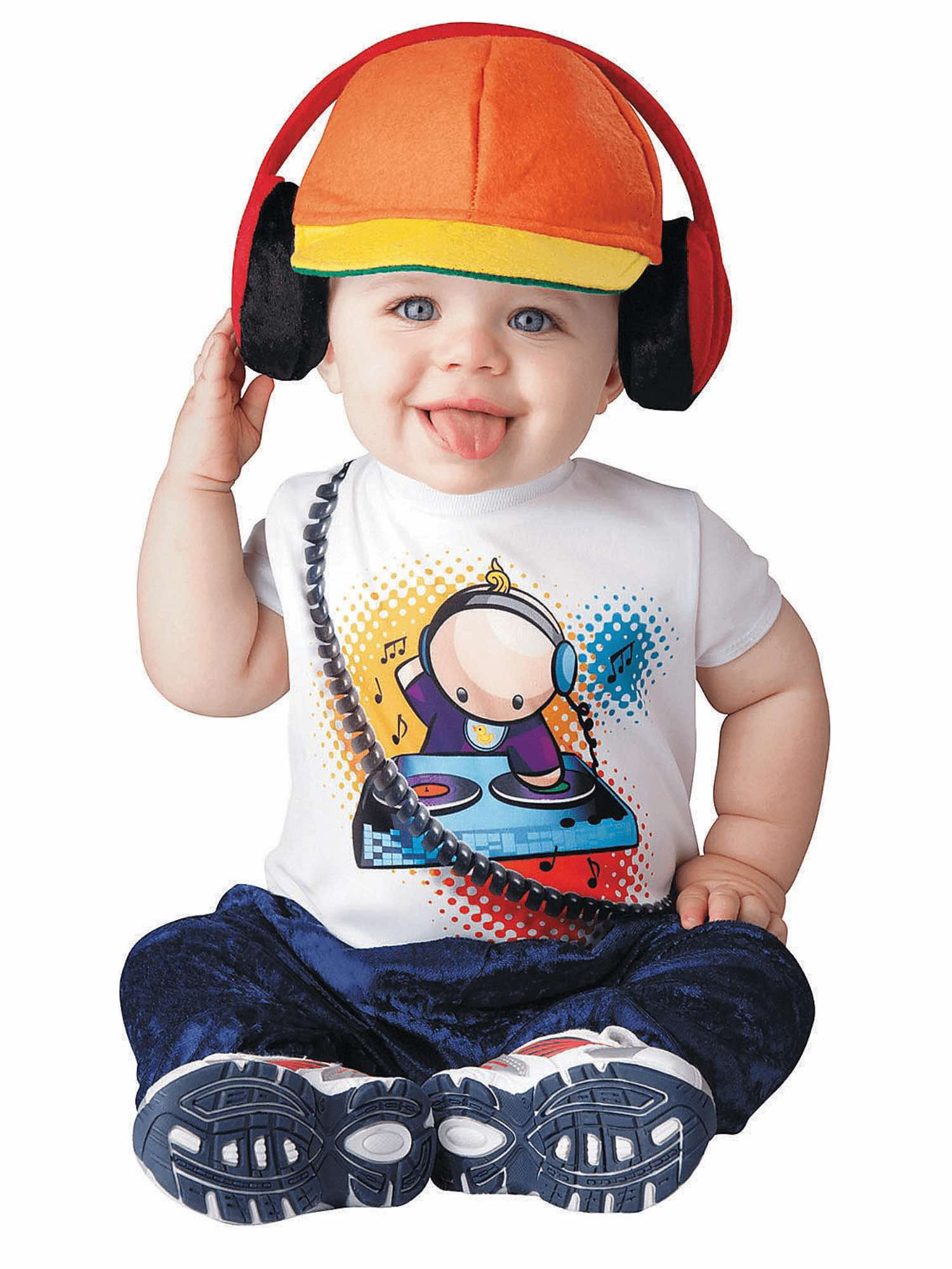 Baby Beats DJ Broadcaster Toddler Boys Costume