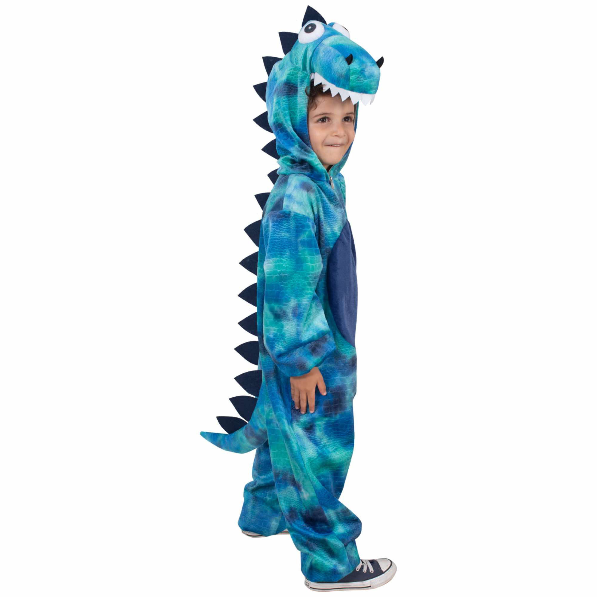 Blue Roarin Rex T-Rex Dinosaur Toddler Boys Costume 18-36M