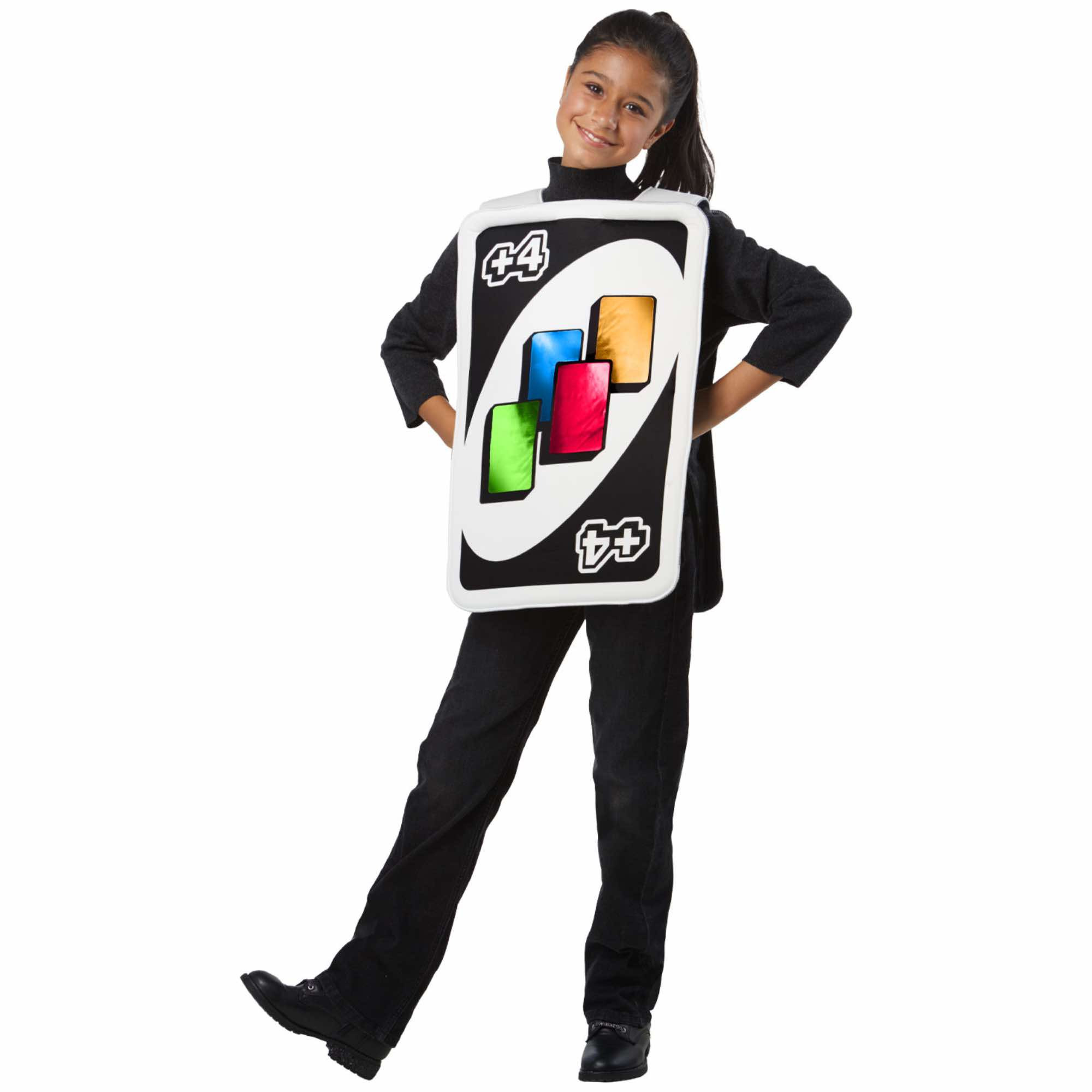 UNO Card Game Unisex Kids Costume