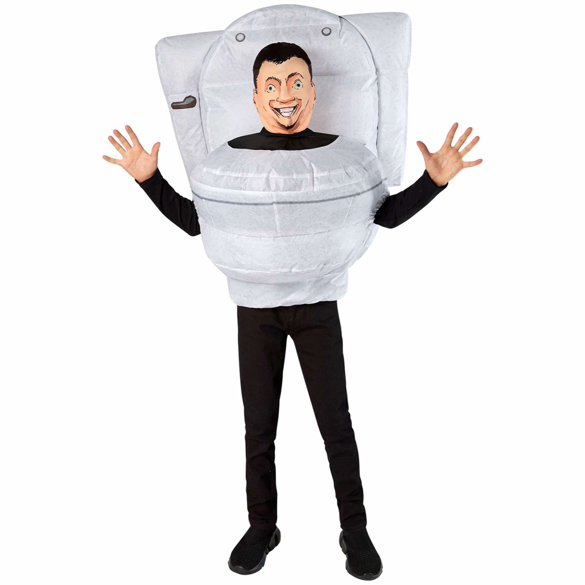 Skibidi Toilet Inflatable Boys Costume
