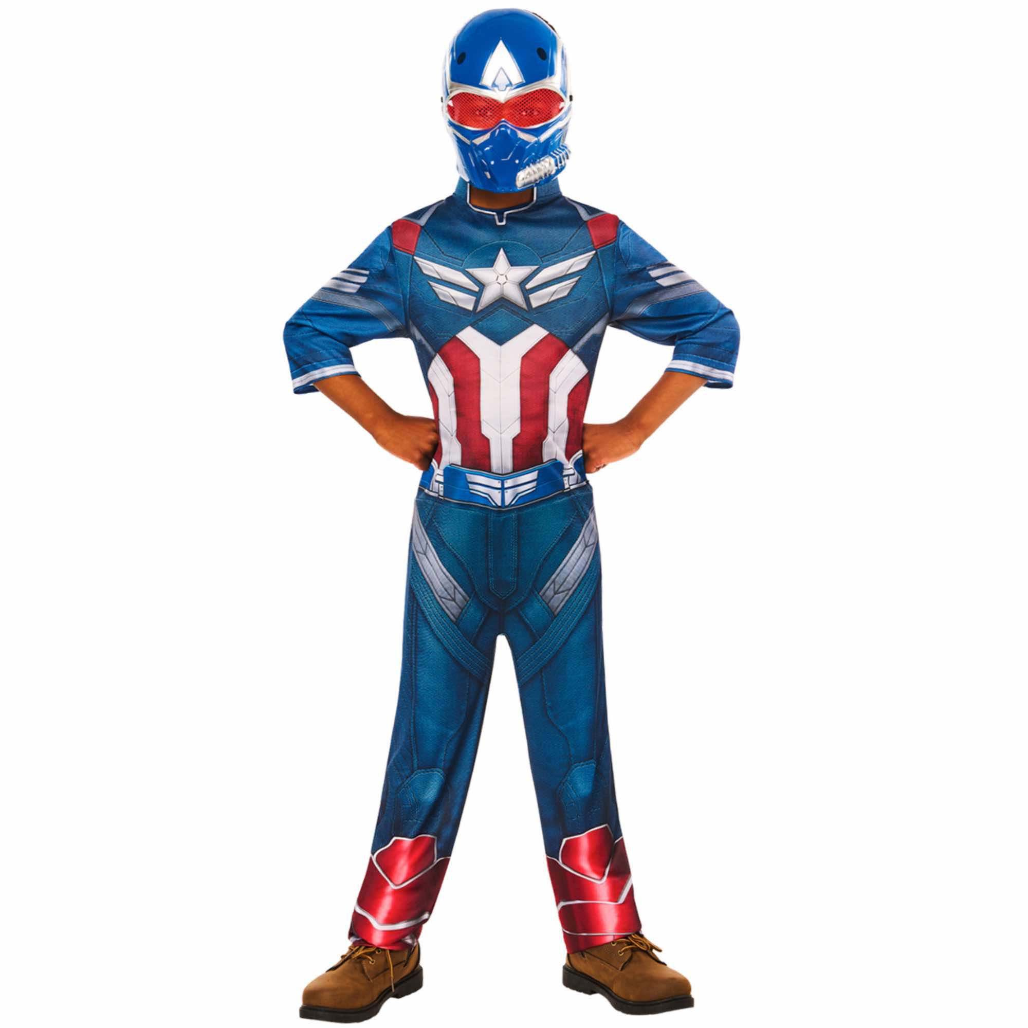 Captain America Marvel Superhero Boys Costume