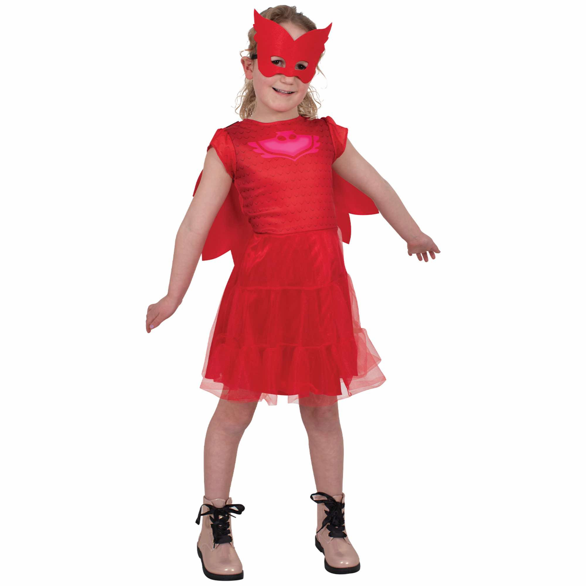 Owlette PJ Masks Girls Costume 3-5 Years