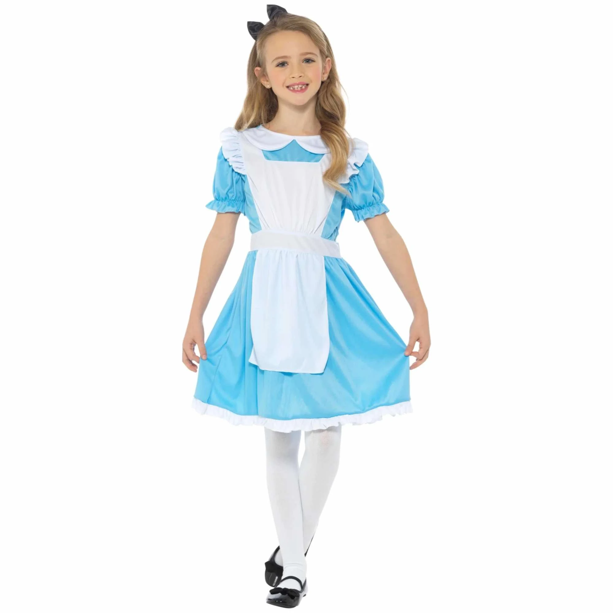Alice In Wonderland Classic Blue Dress Girls Costume