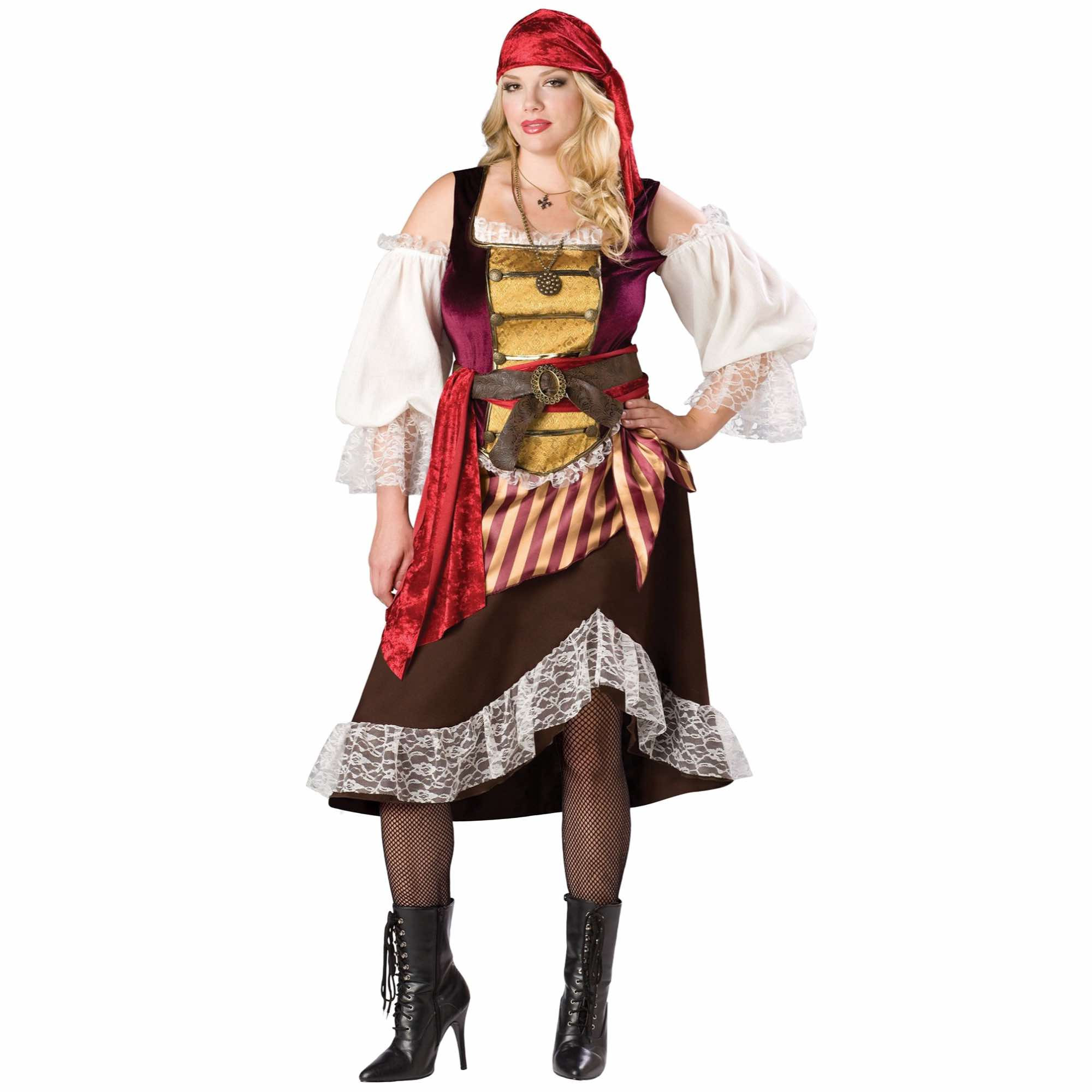 Deckhand Darlin Pirate Elite Women Plus Costume