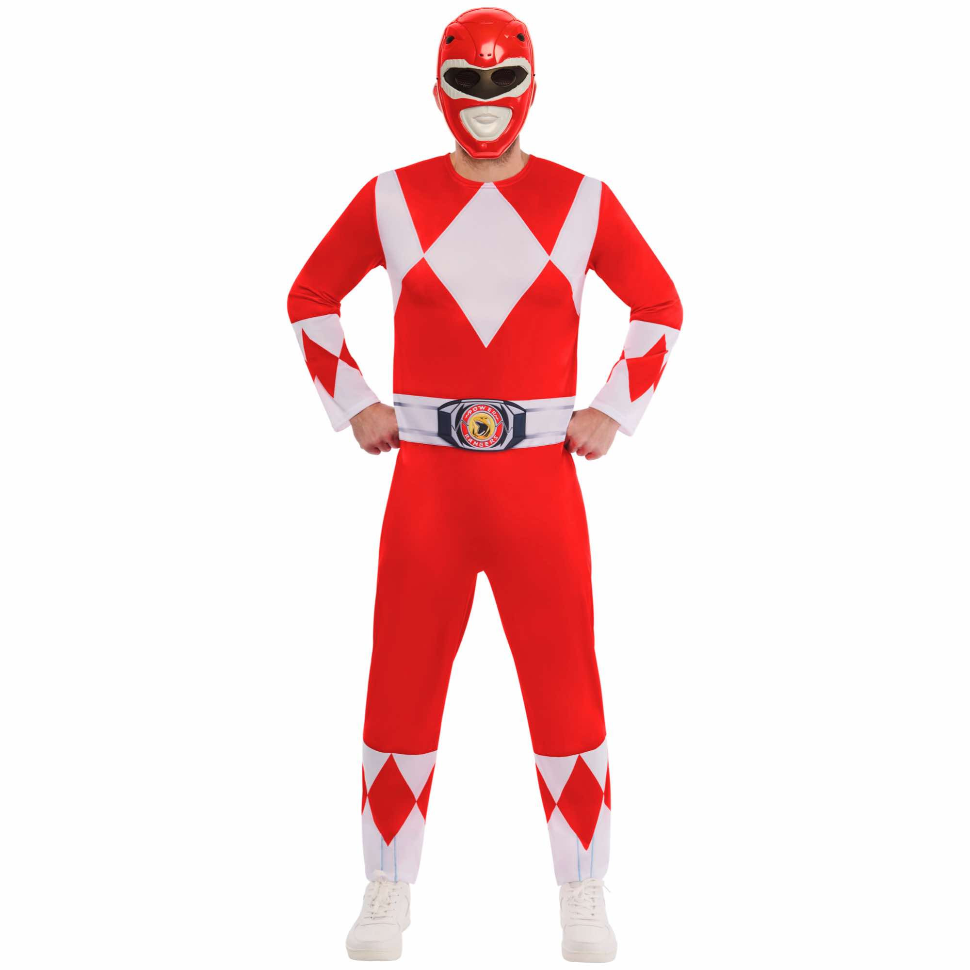 Red Ranger Power Rangers Men Costume