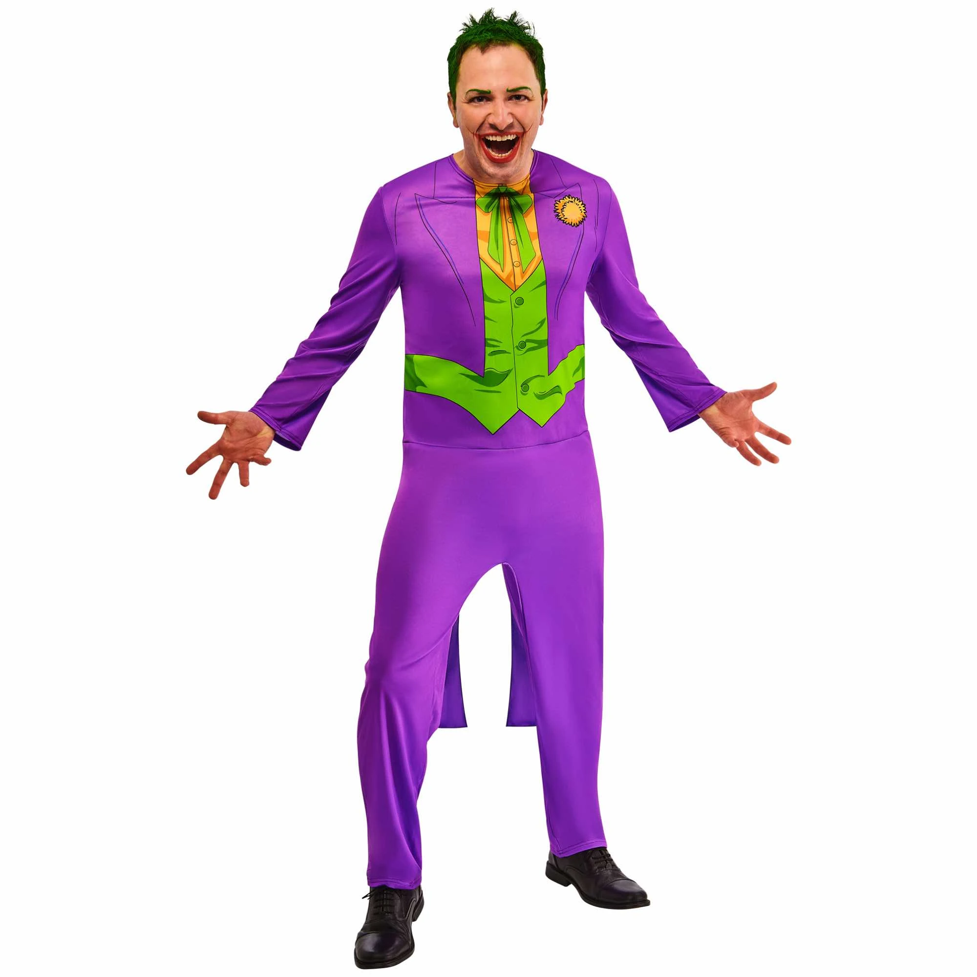 Joker Printed Jumpsuit DC Men Costume