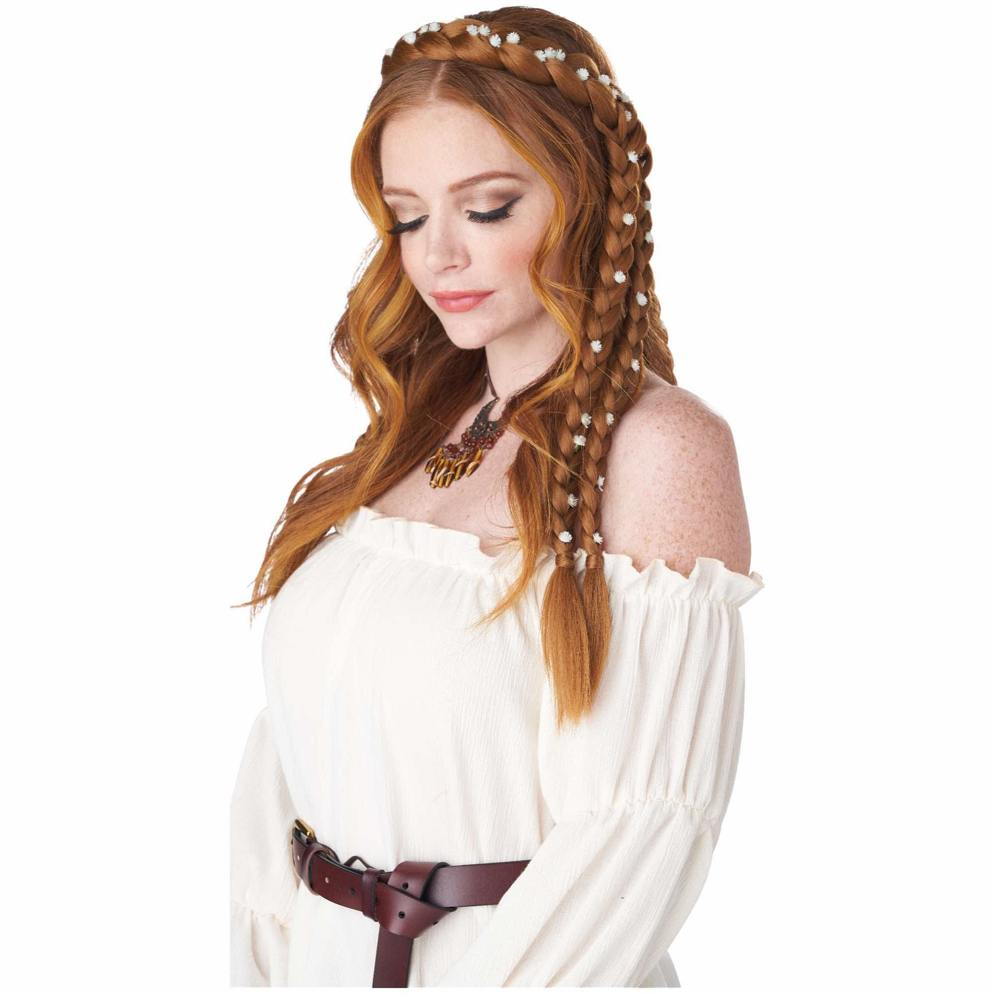 Halo Braid Renaissance Strawberry Blonde Womens Braid Ring