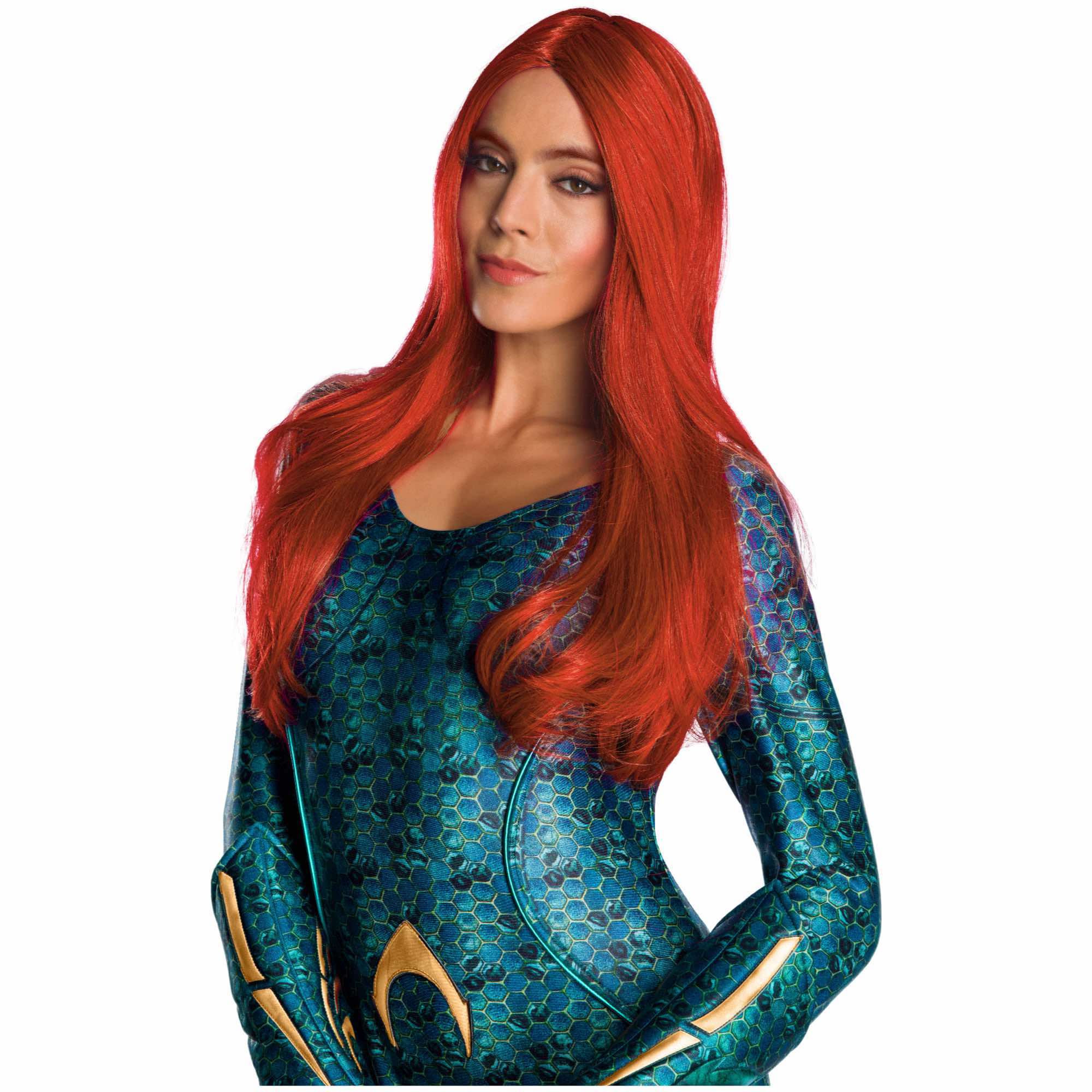 Mera Aquaman DC Comics Red Womens Wig