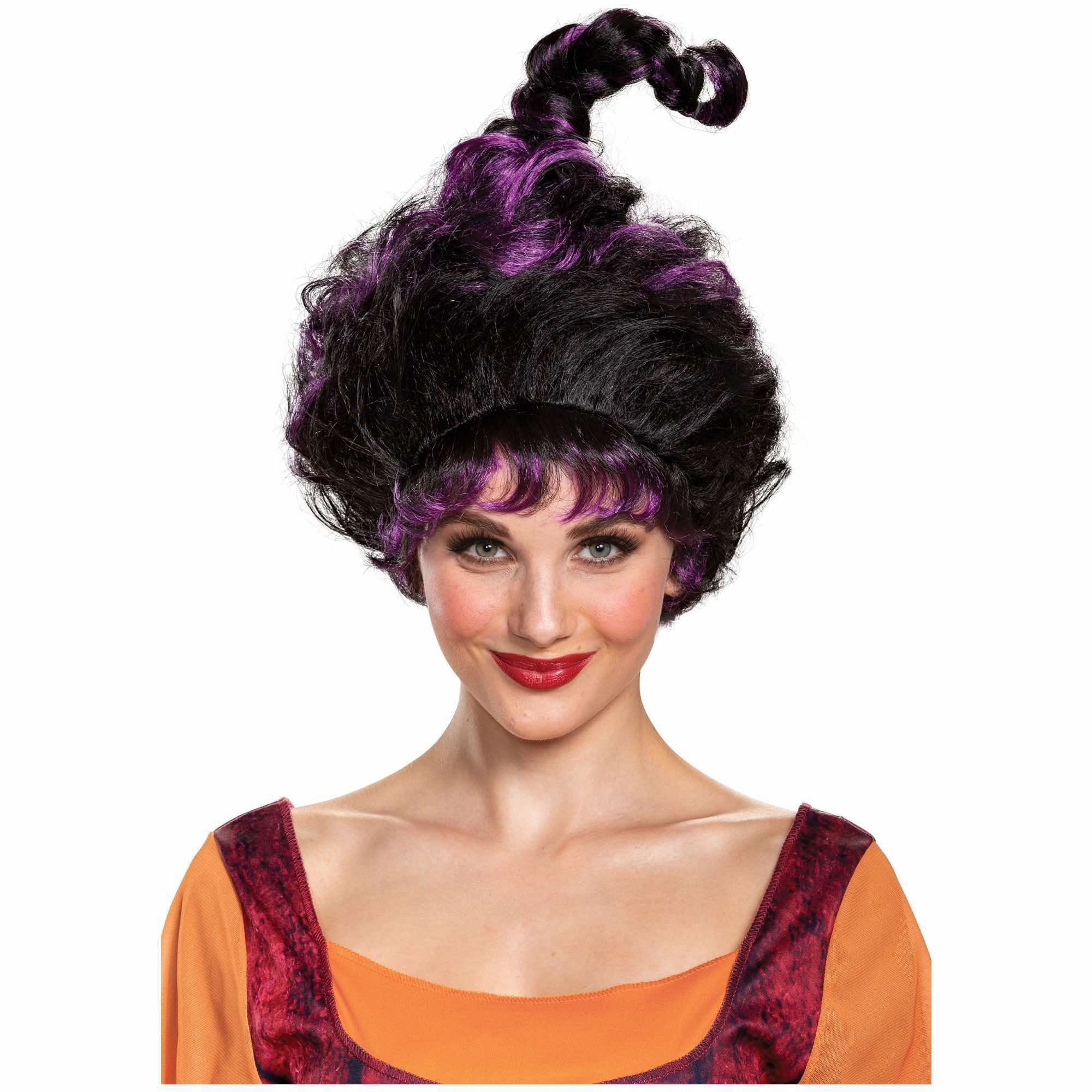 Mary Sanderson Hocus Pocus Disney Purple Womens Wig