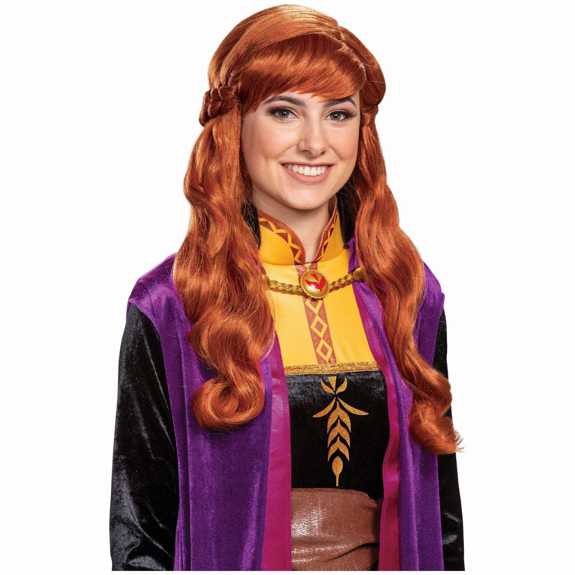 Anna Disney Frozen Womens Wig