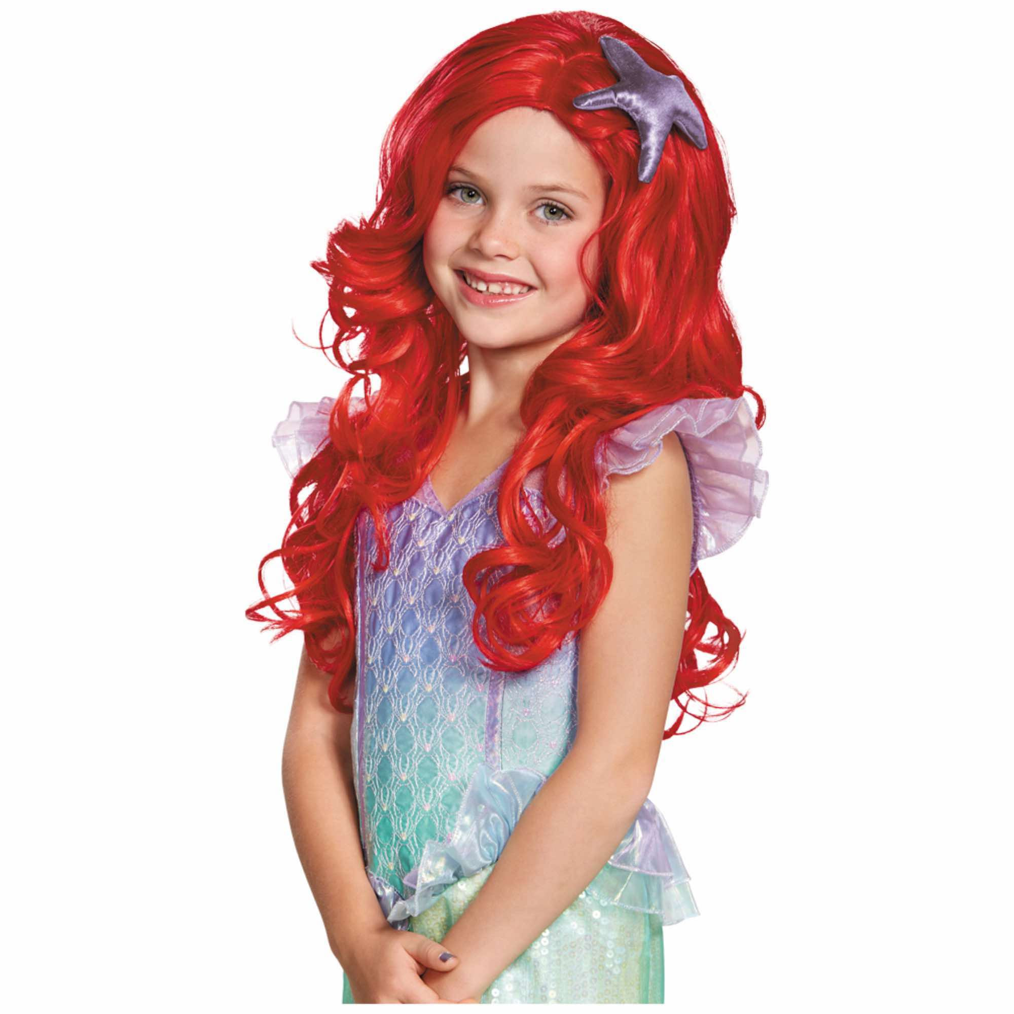 Ariel Ultra Prestige The Little Mermaid Red Girls Wig