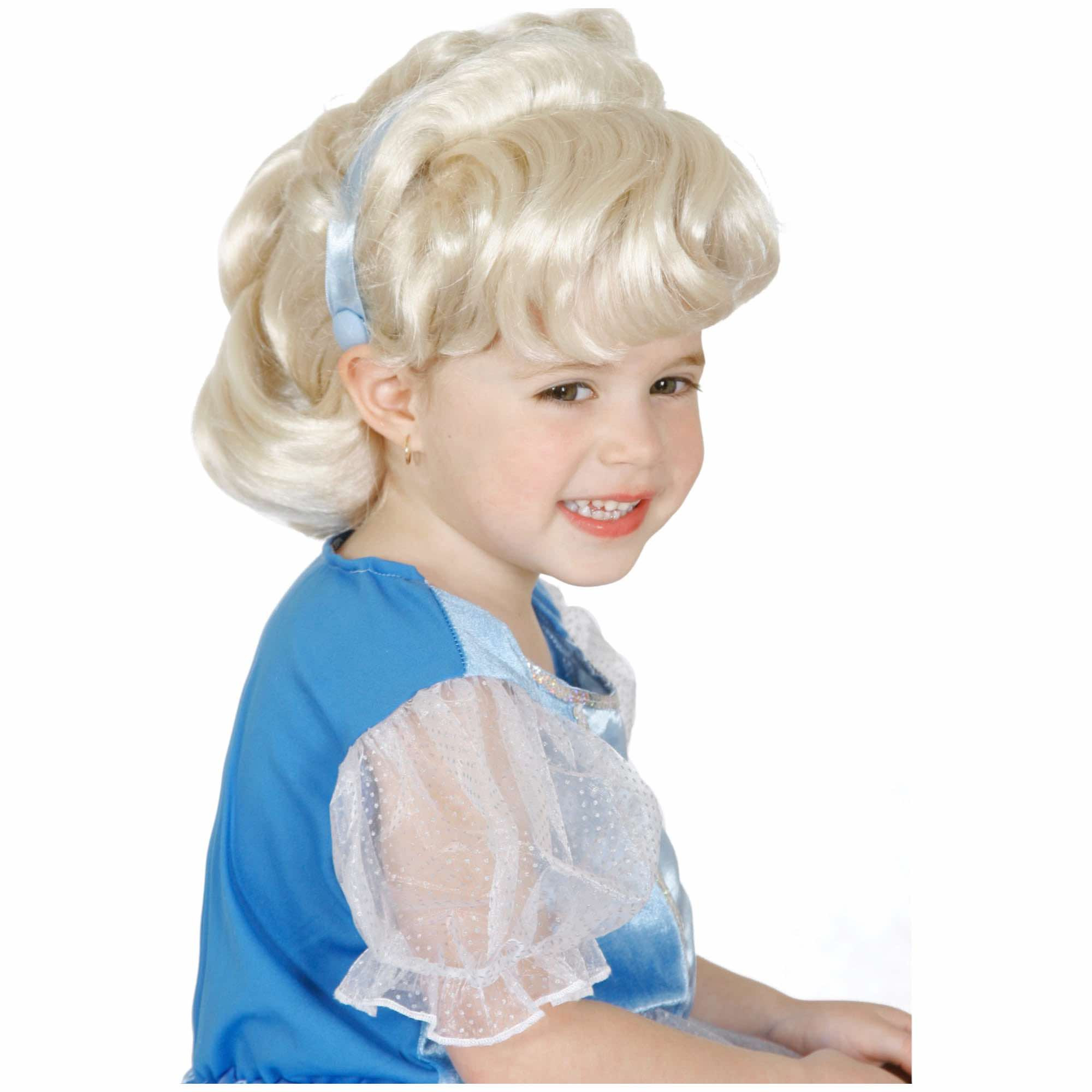 Cinderella Disney Princess Blue Girls Wig