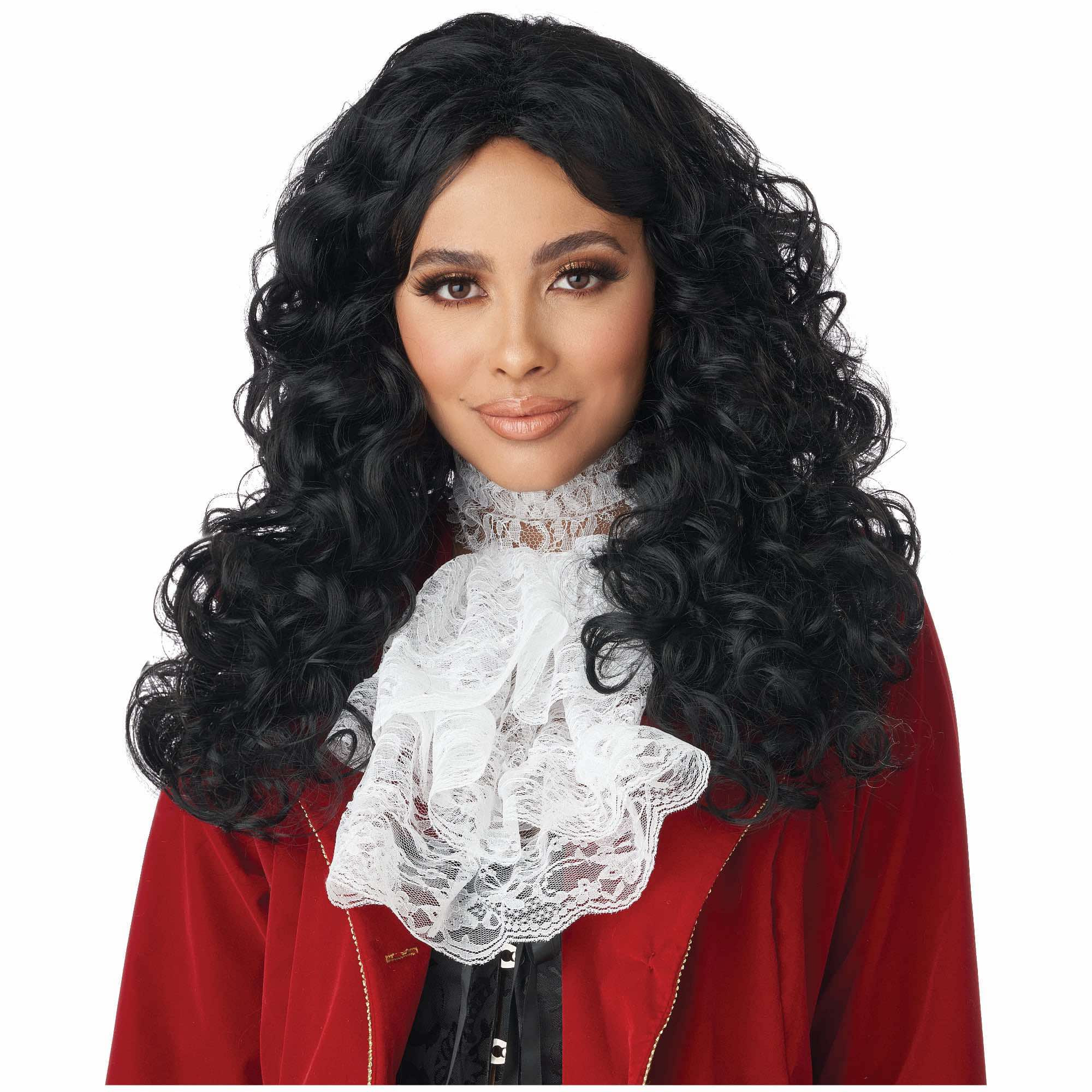 Captain Pirate Storybook Villain Curls Adult Unisex Wig