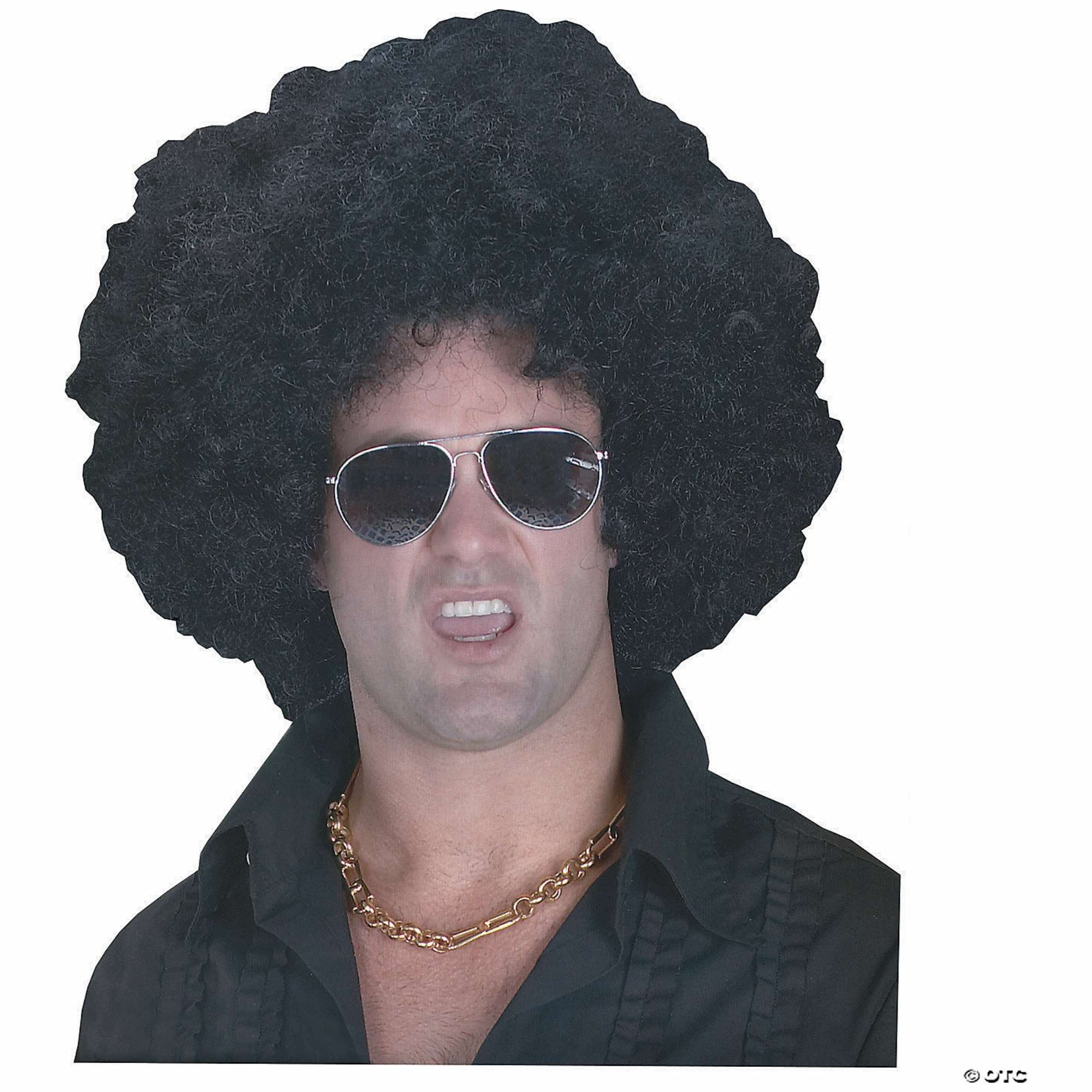 High Afro 60s 70s 80s Disco Black Adult Unisex Wig