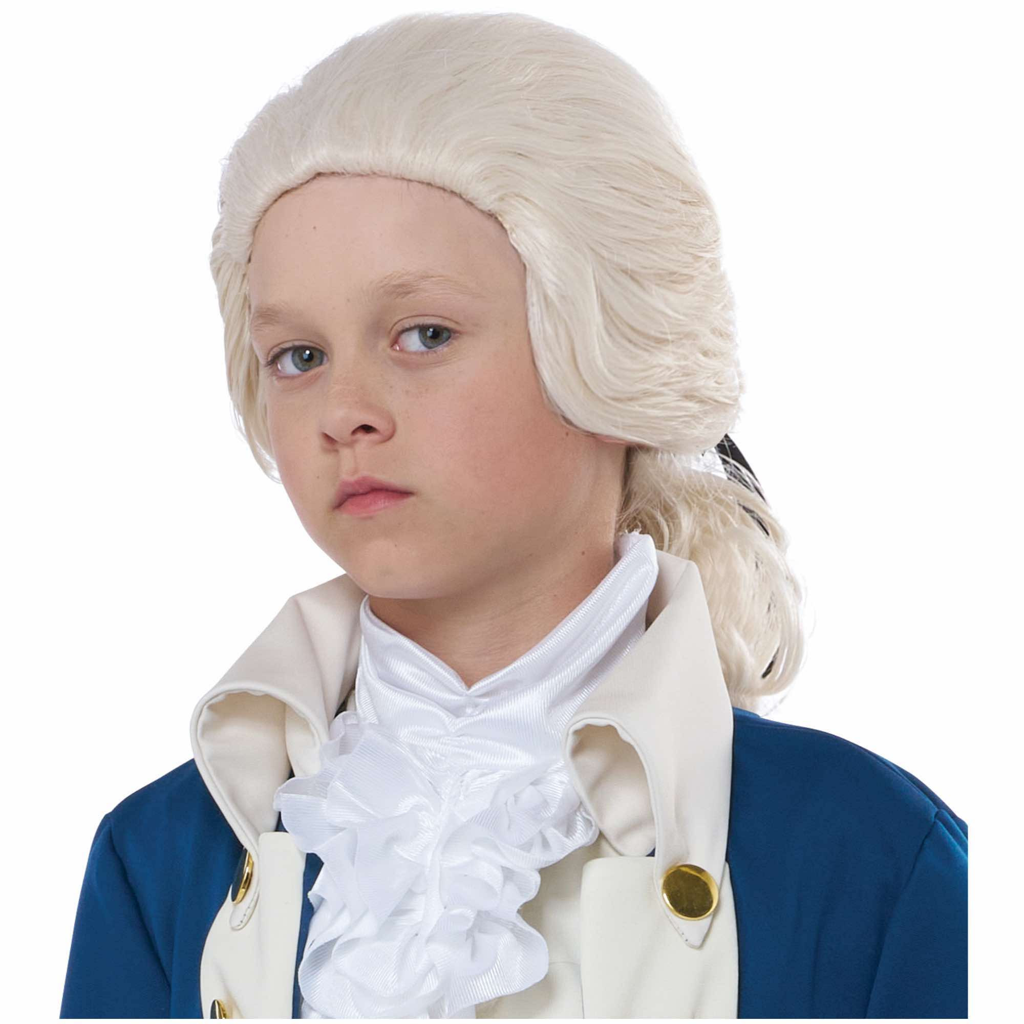Alexander Hamilton Colonial Boys Wig