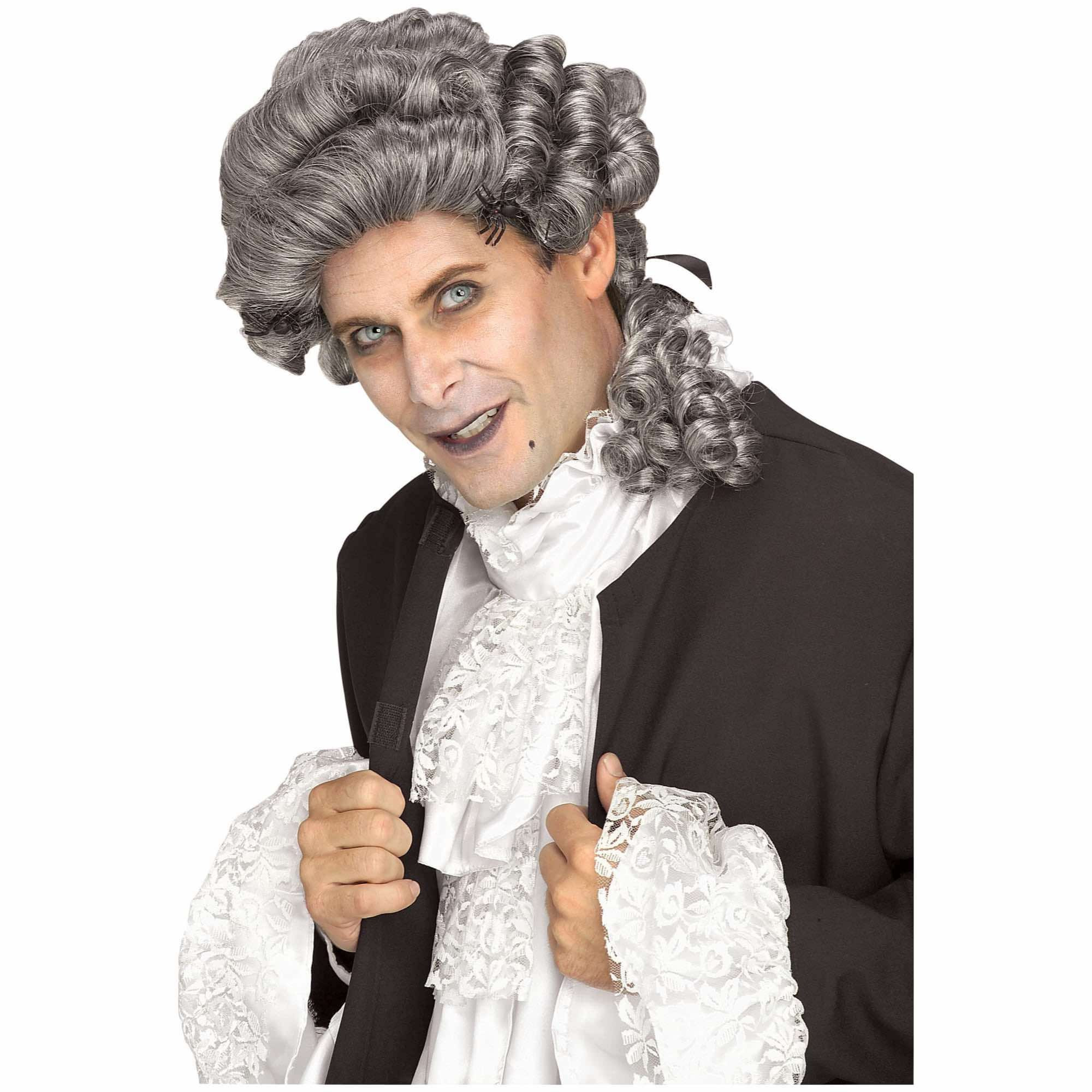 Wicked Court Victorian Ghost Grey Mens Wig