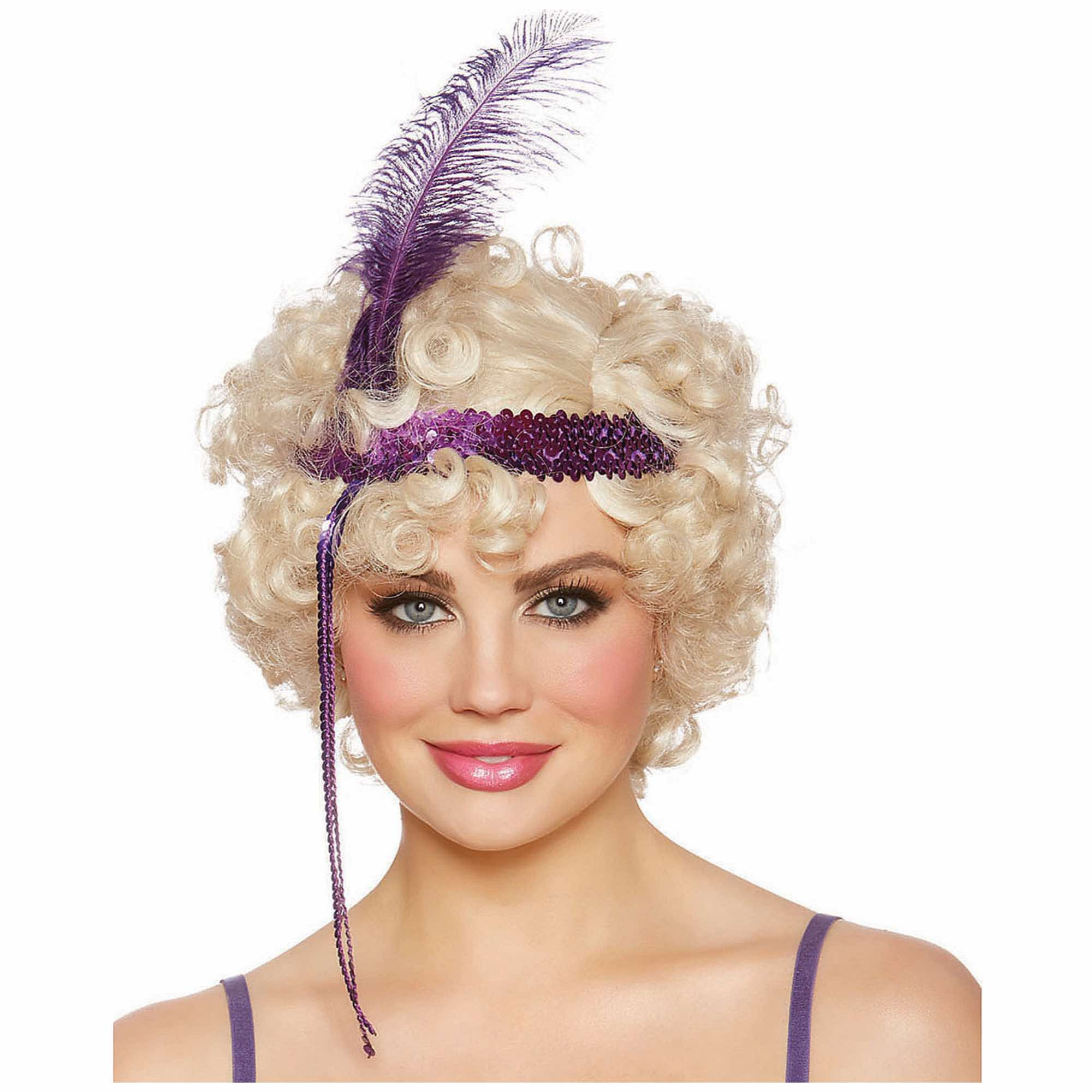 Flapper 20s Blonde Jazz Womens Wig