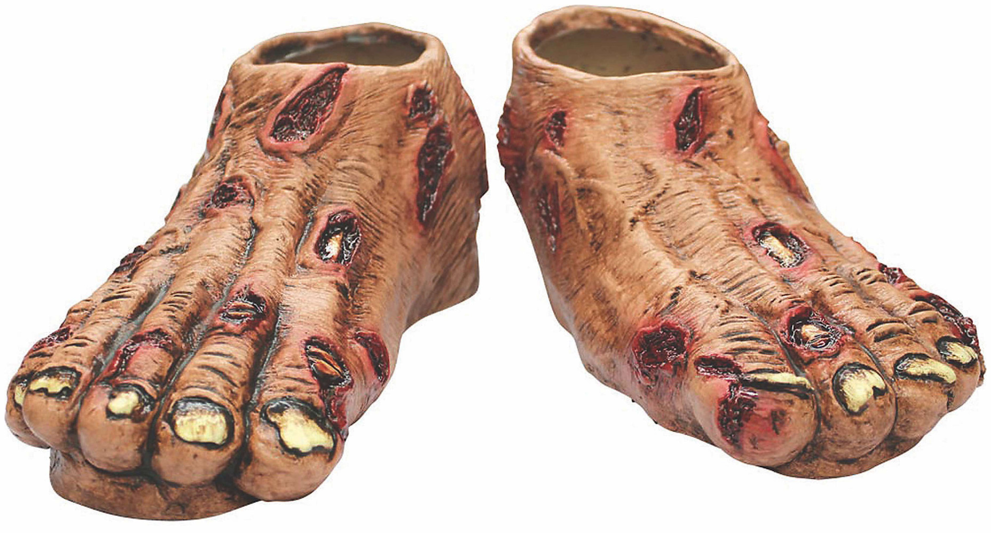Zombie Latex Realistic Horror Mens Foot Flesh Feet