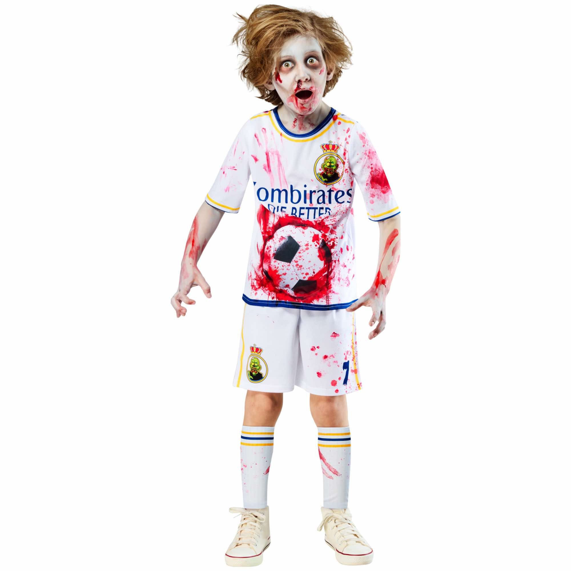 Zombie Rottenaldo Soccer Player Boys Costume