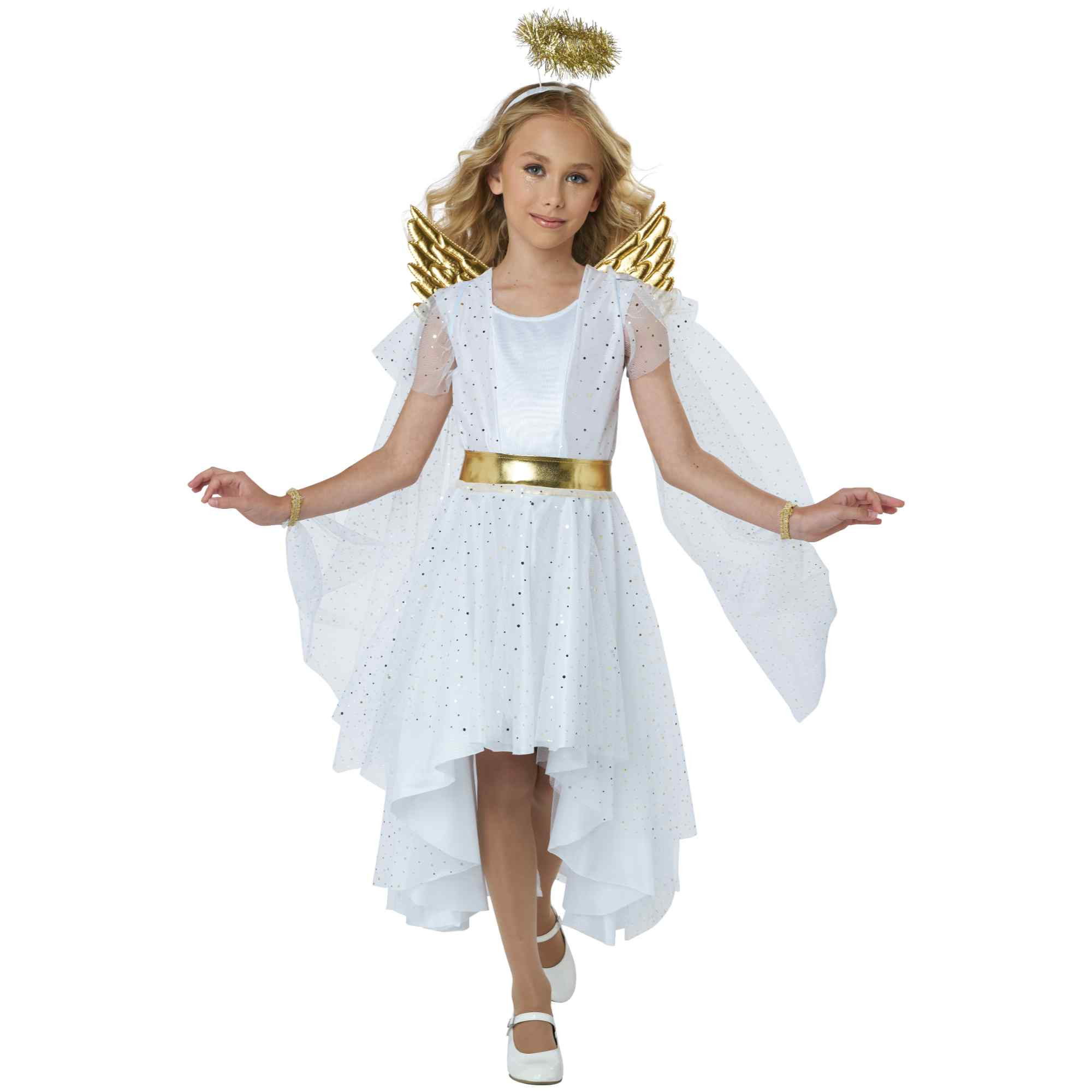 Shimmering Starlight Angel Girls Costume