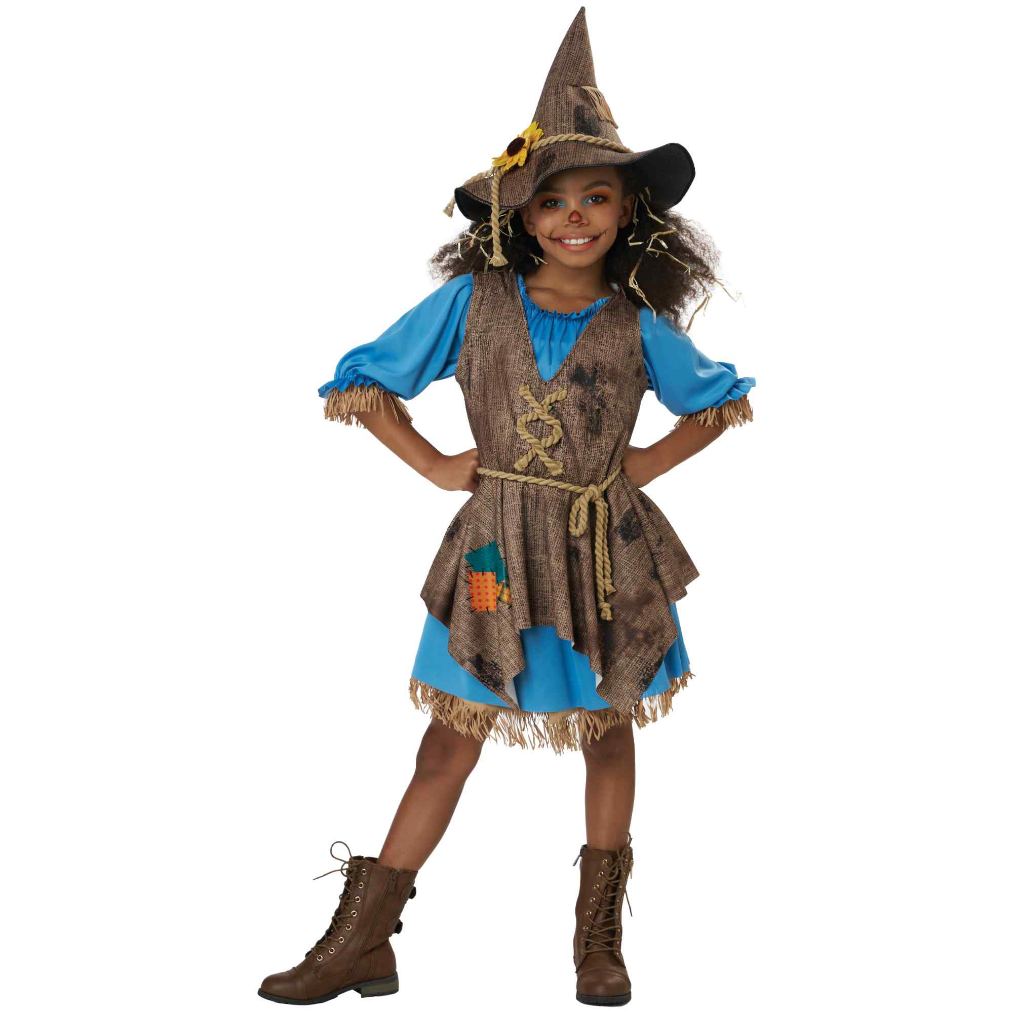 Little Miss Scarecrow Girls Costume