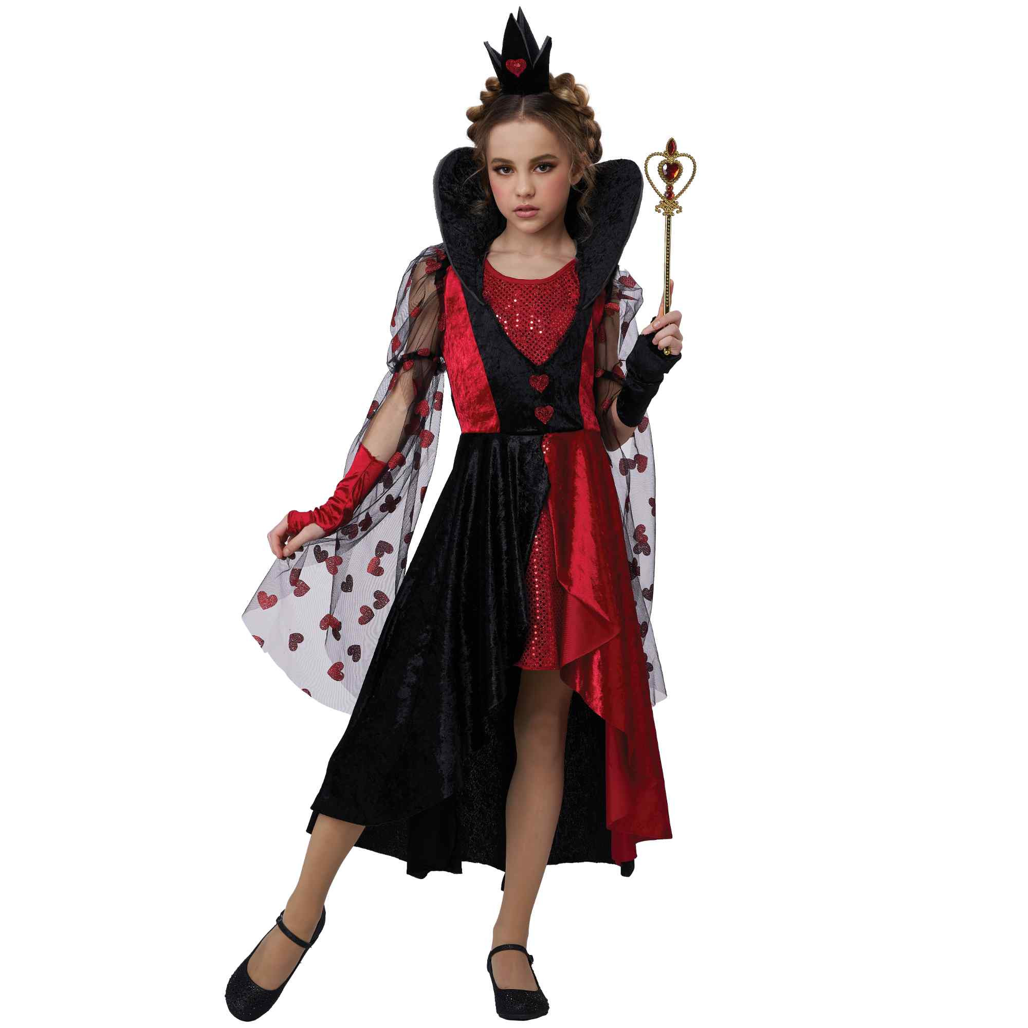 Queen Of The Dark Hearts Girls Costume