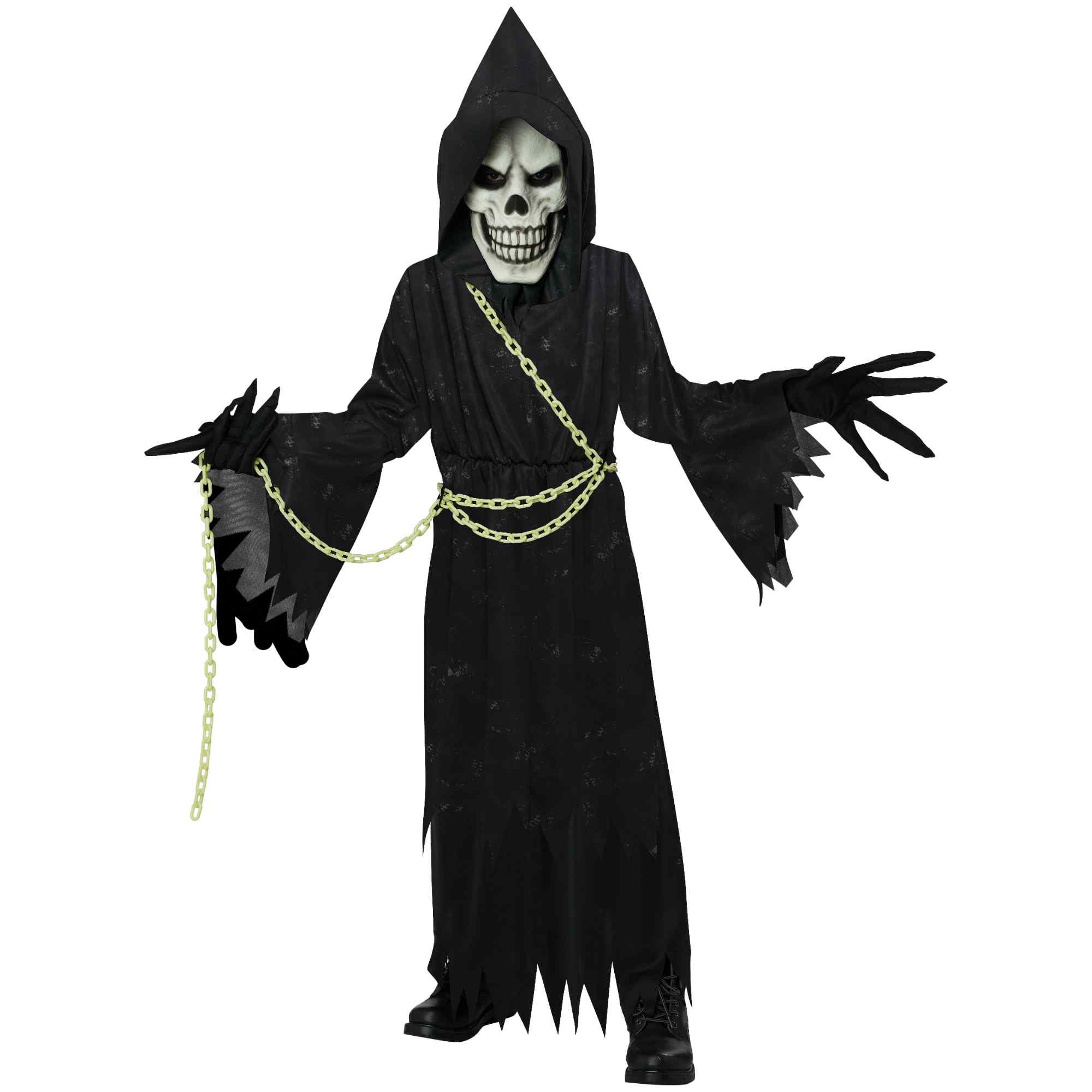 Glow In The Dark Grim Reaper Boys Costume
