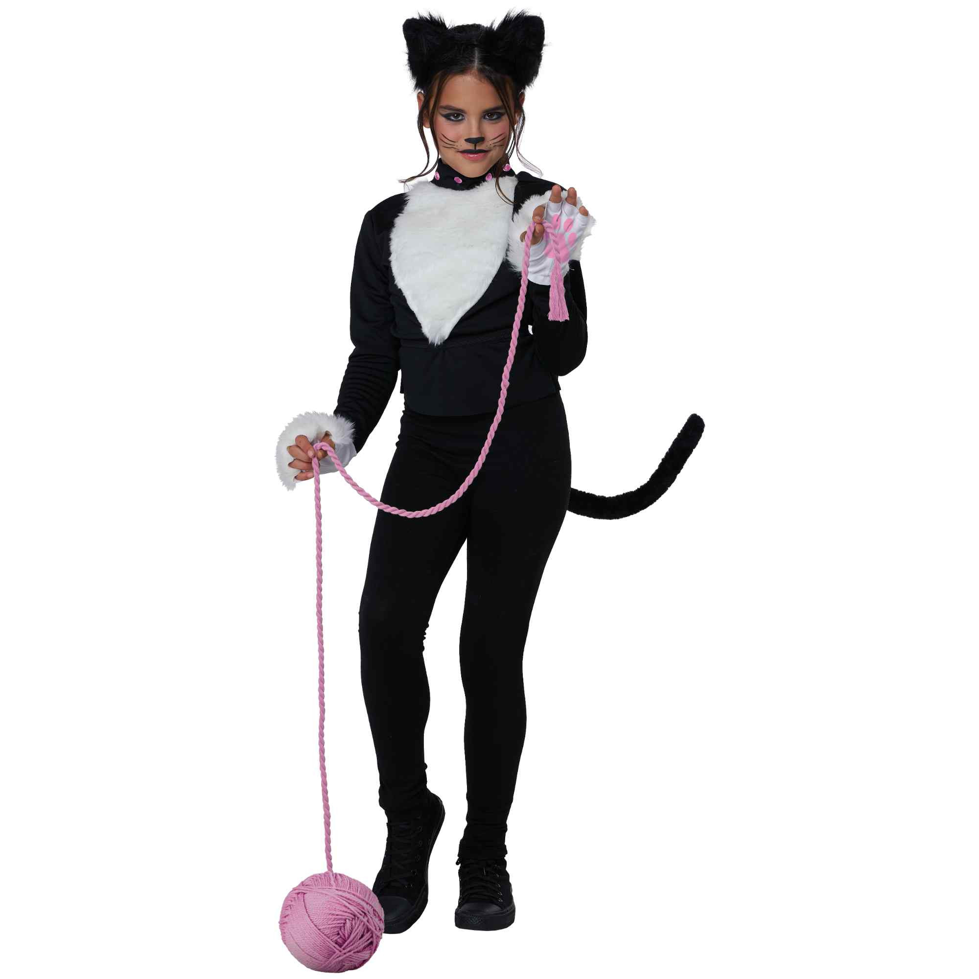 Kitty Cat Black Girls Costume Kit