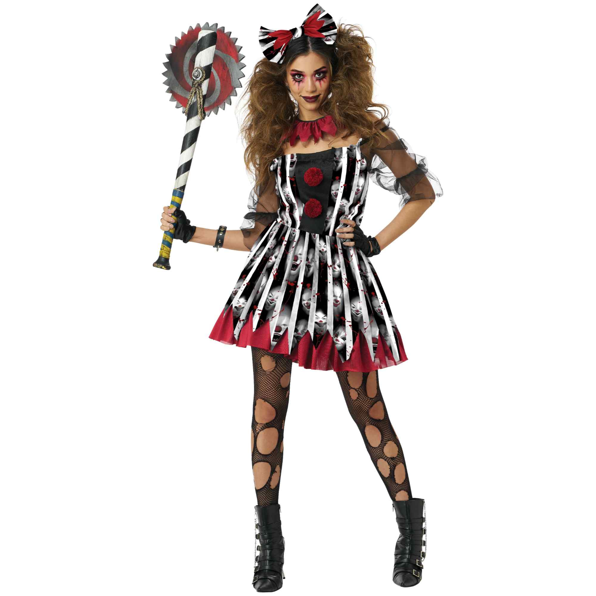 Savage Clown Horror Womens Costume