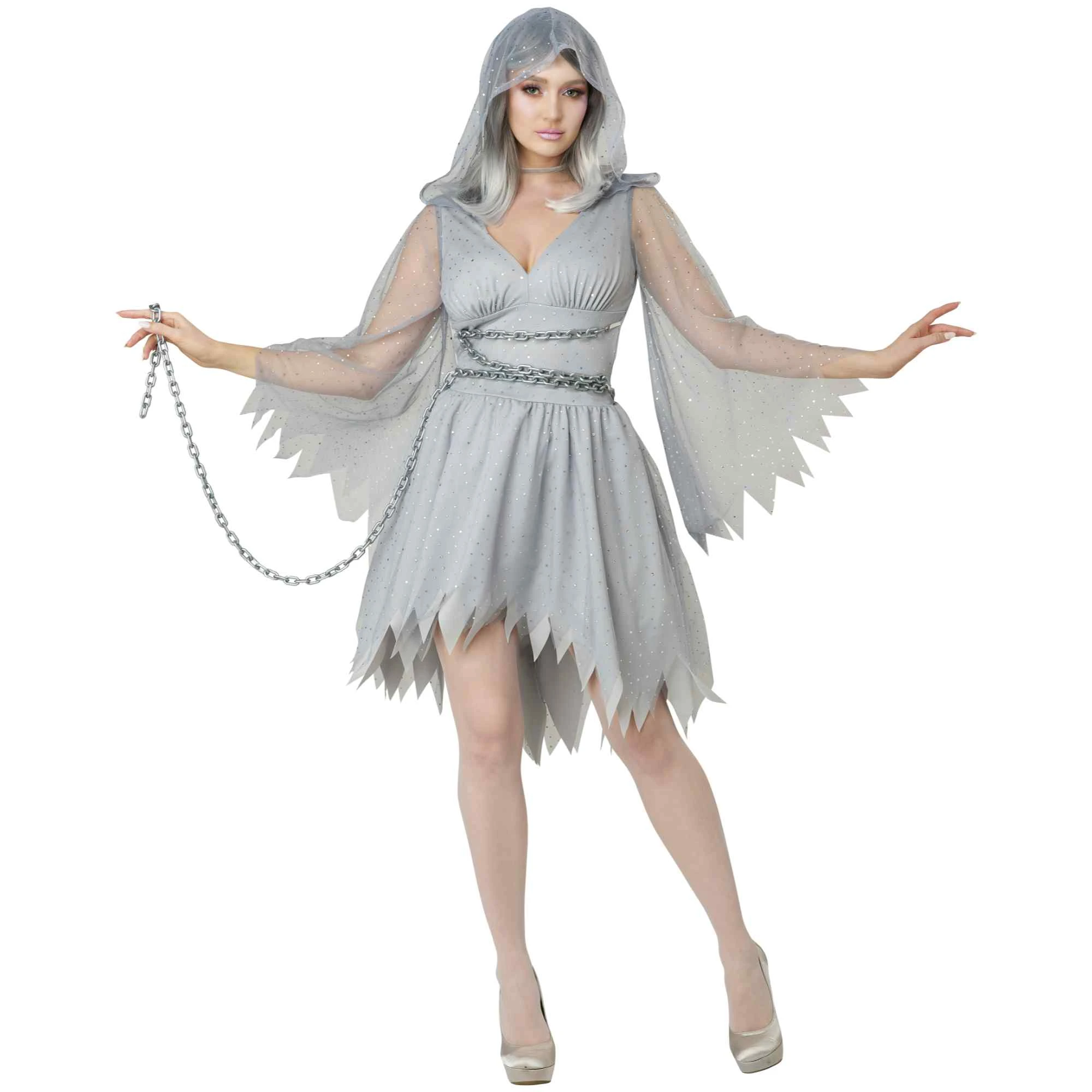 Glimmering Ghost Womens Costume