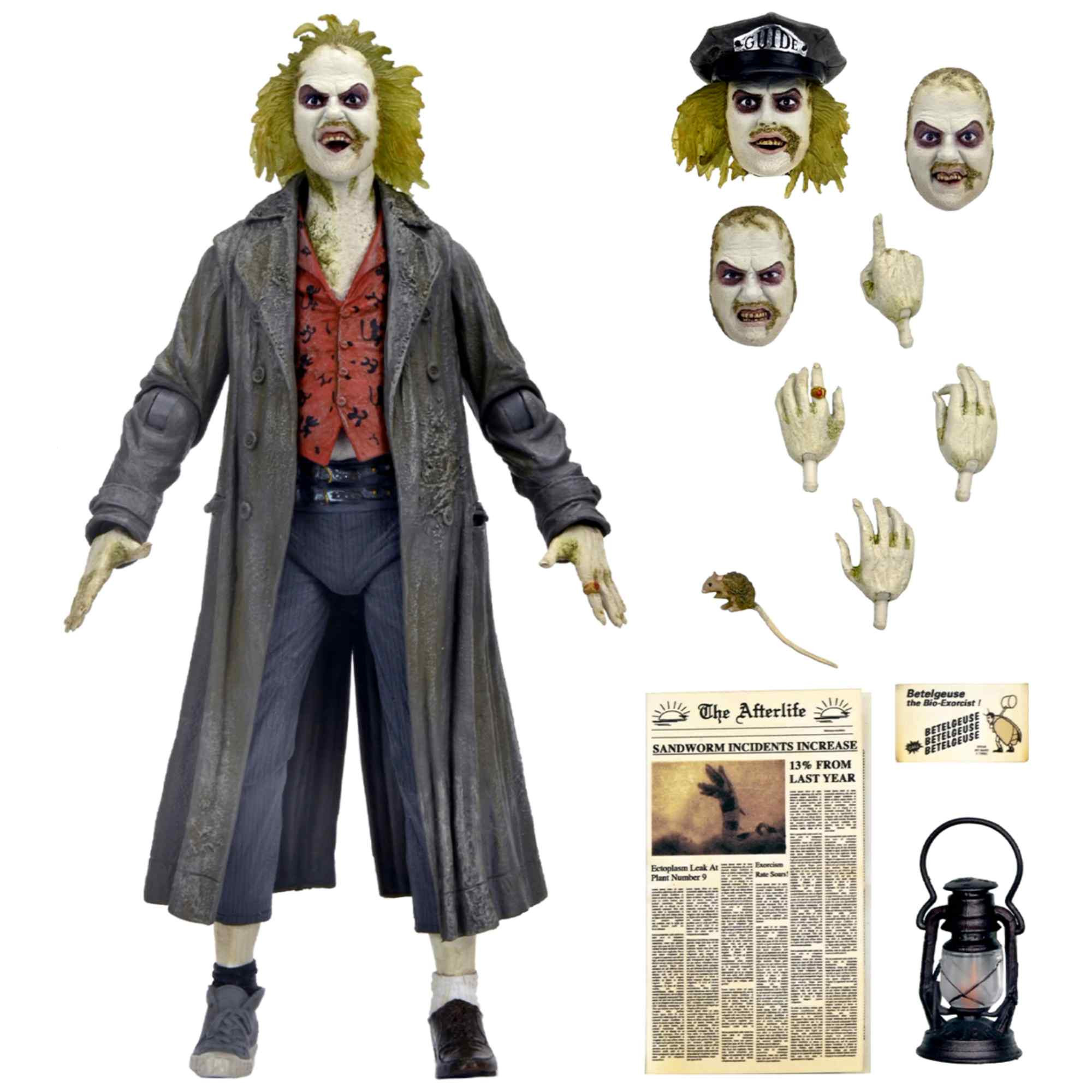 Beetlejuice (1988) Ultimate Tour Guide The Bio-Exorcist NECA 7″ Action Figure