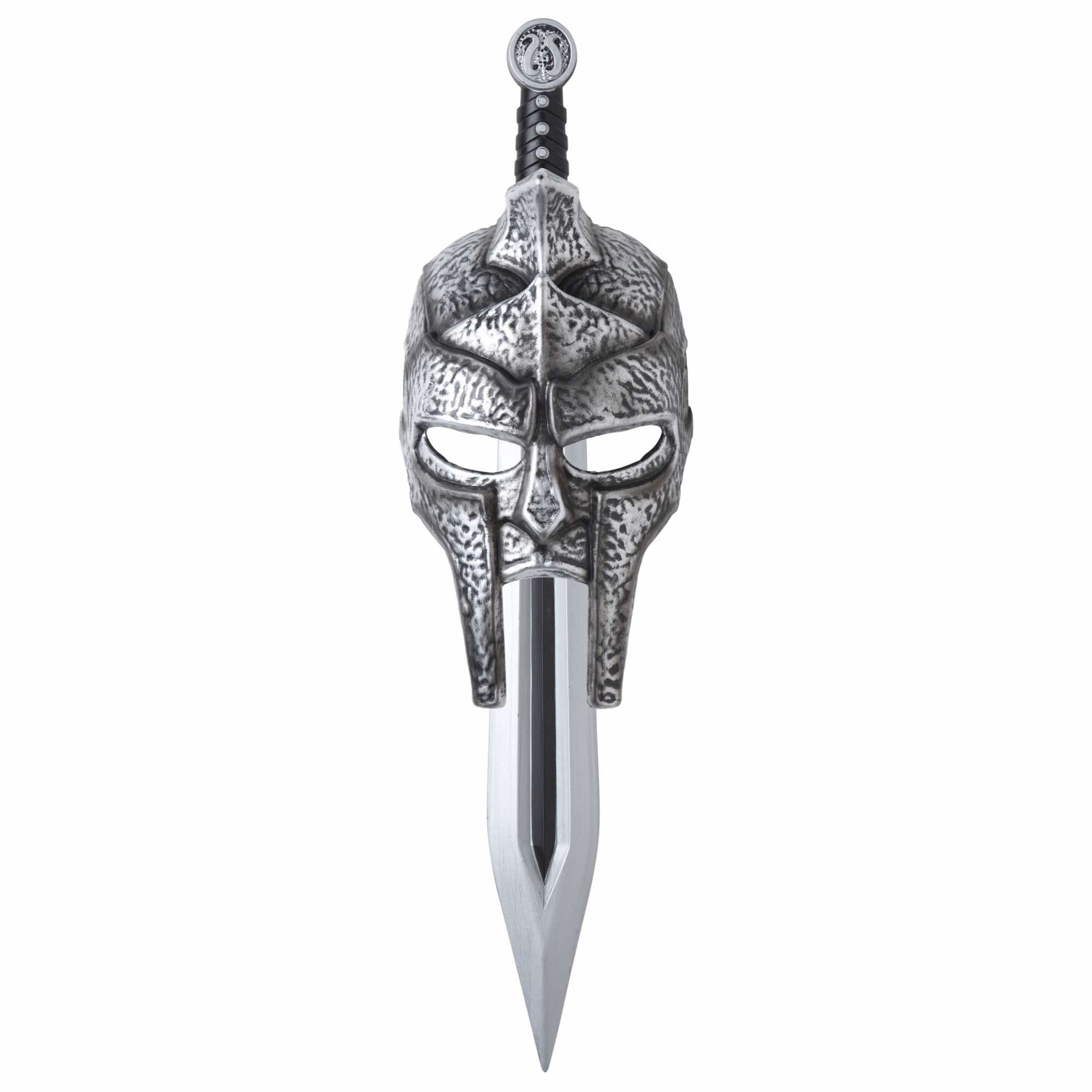 Gladiator Roman Warrior Soldier Medieval Spartan Boys Costume Mask & Sword