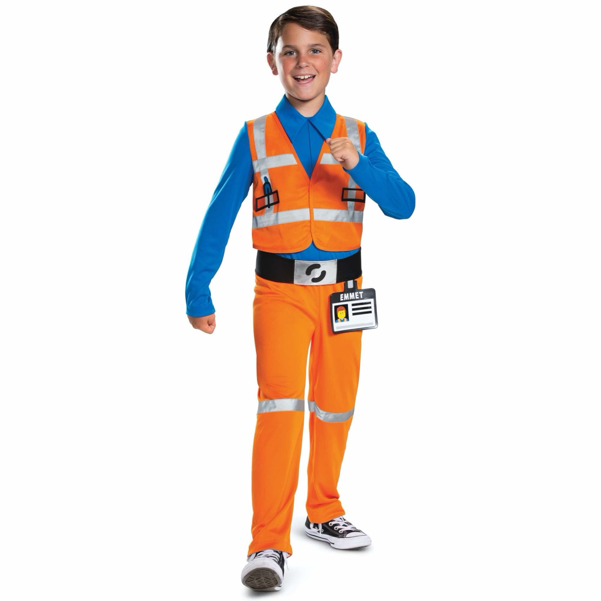 Emmet Brickowski Classic Minifigure The Lego Movie 2 Toddler Boys Costume 3T-4T