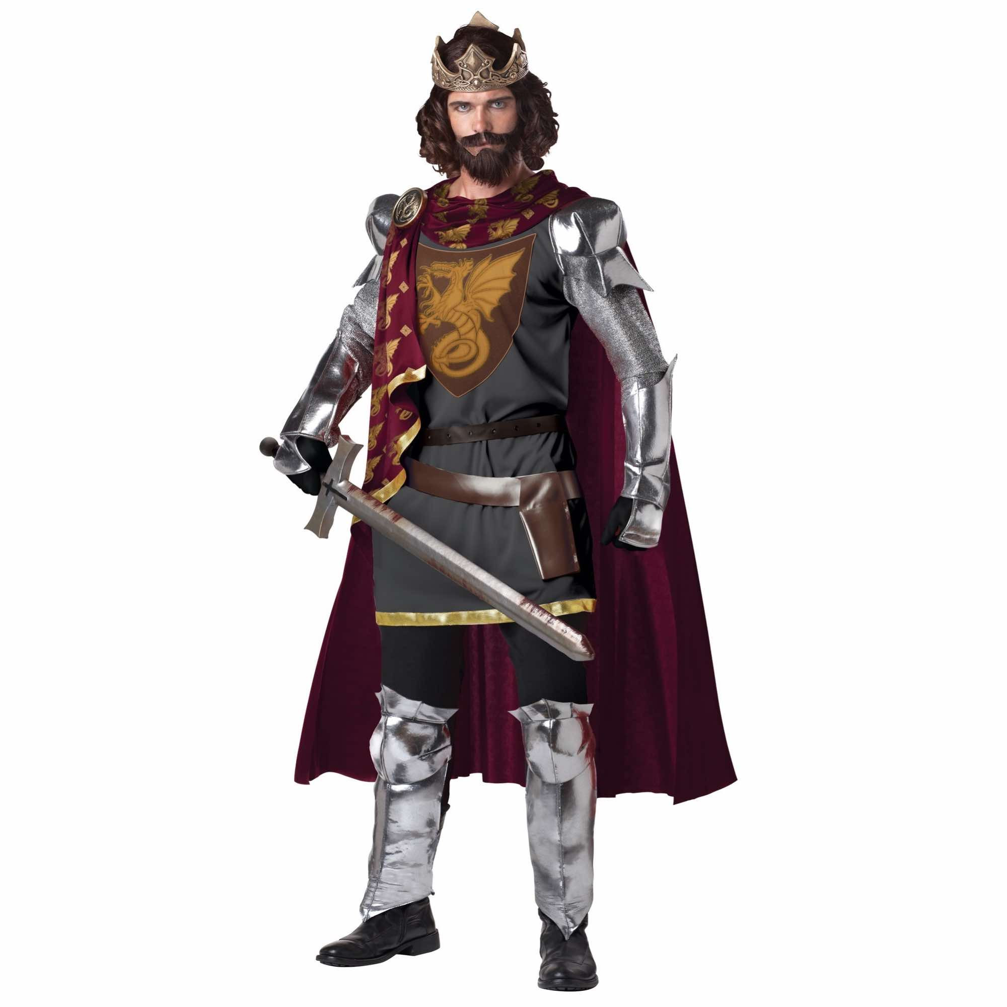 King Arthur Medieval Knight Renaissance Men Costume