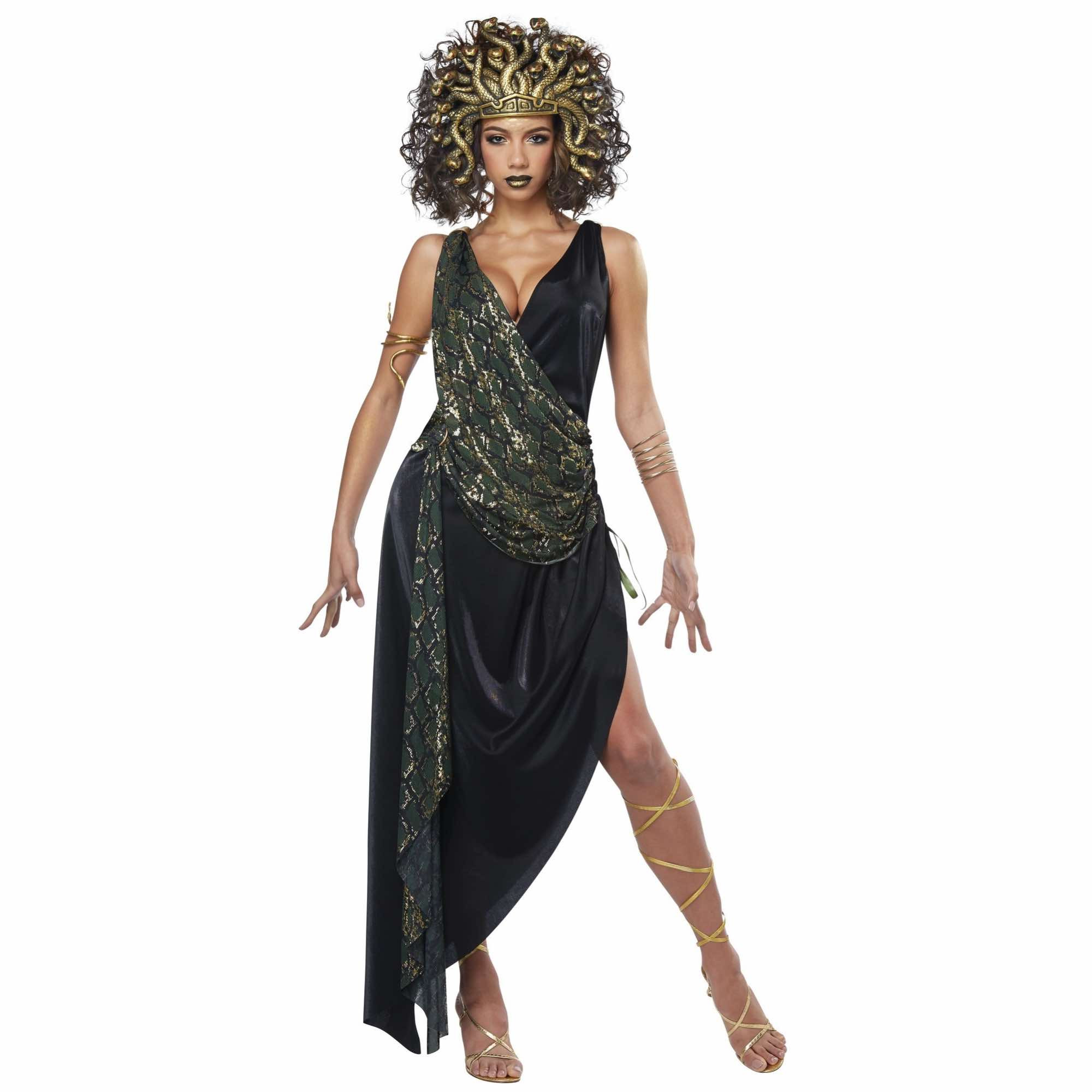 Sedusa Medusa Greek Mythology Mythical Serpent Monster Ancient Womens Costume