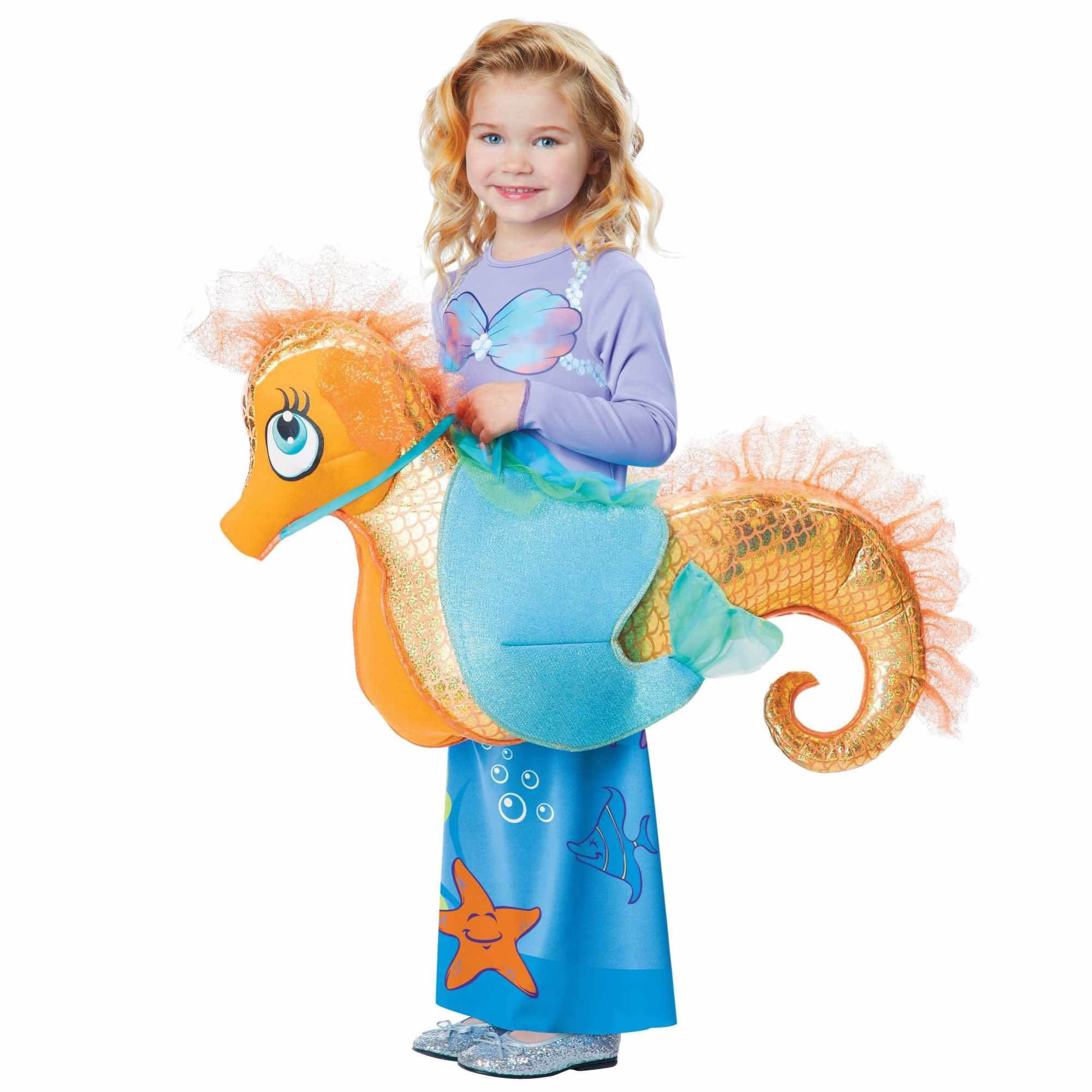 Seaquestrian Little Mermaid Princess Ariel Book Week Toddler Girls Costume 3-6