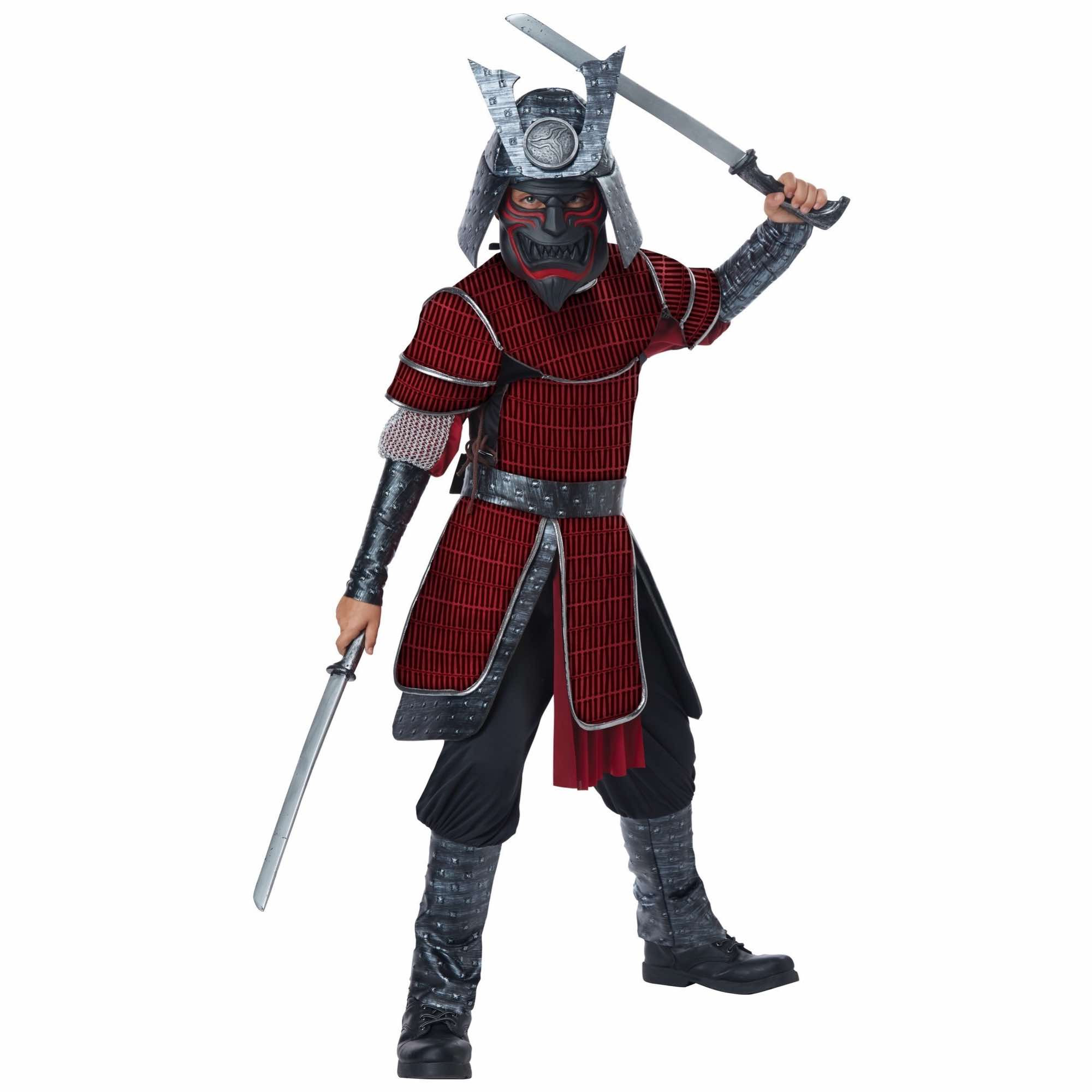 Deluxe Samurai Japanese Warrior Ninja Asian Hero Book Week Girls Boys Costume