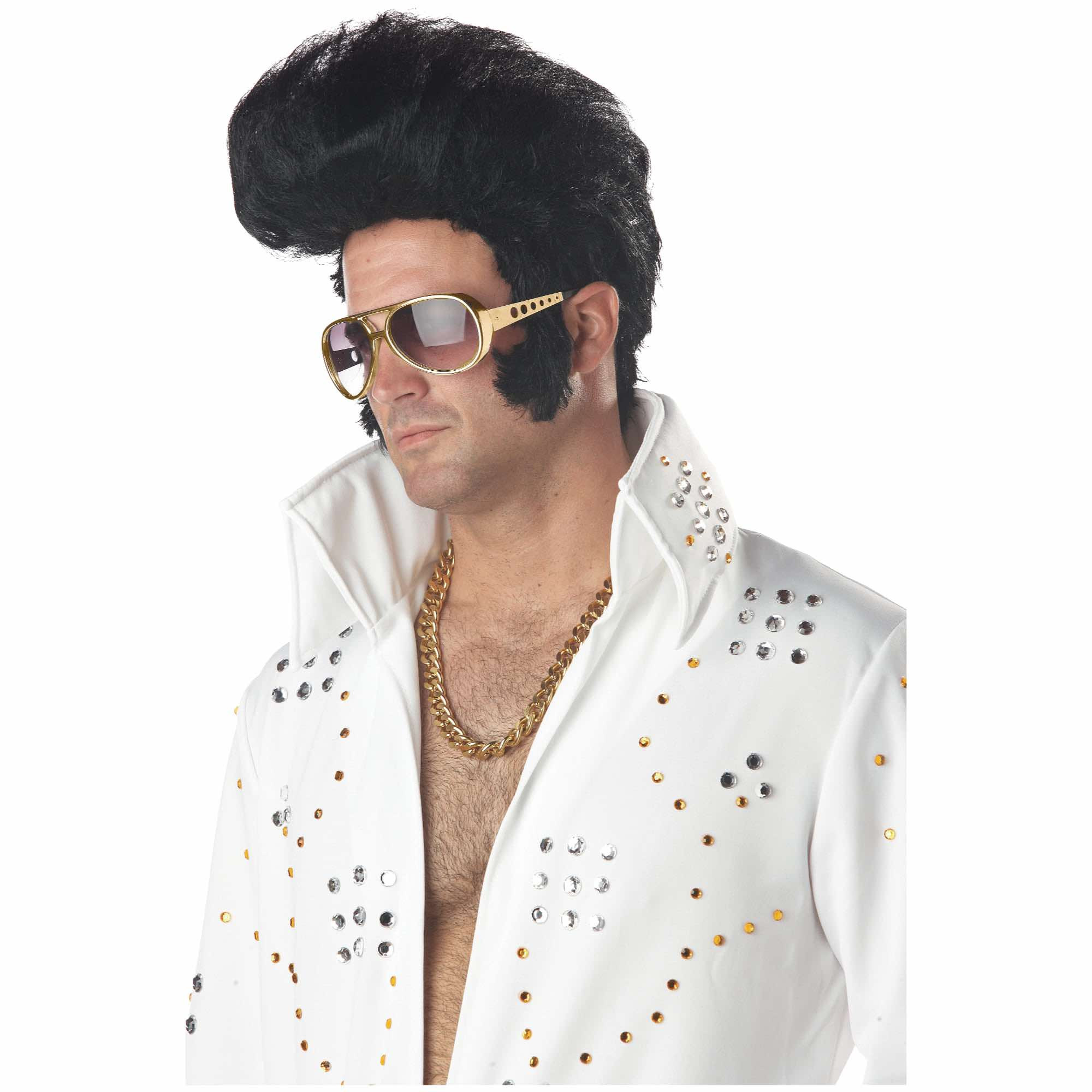 Rock Legend 1950s King Rock & Roll Hairspray Greaser Mens Costume Wig